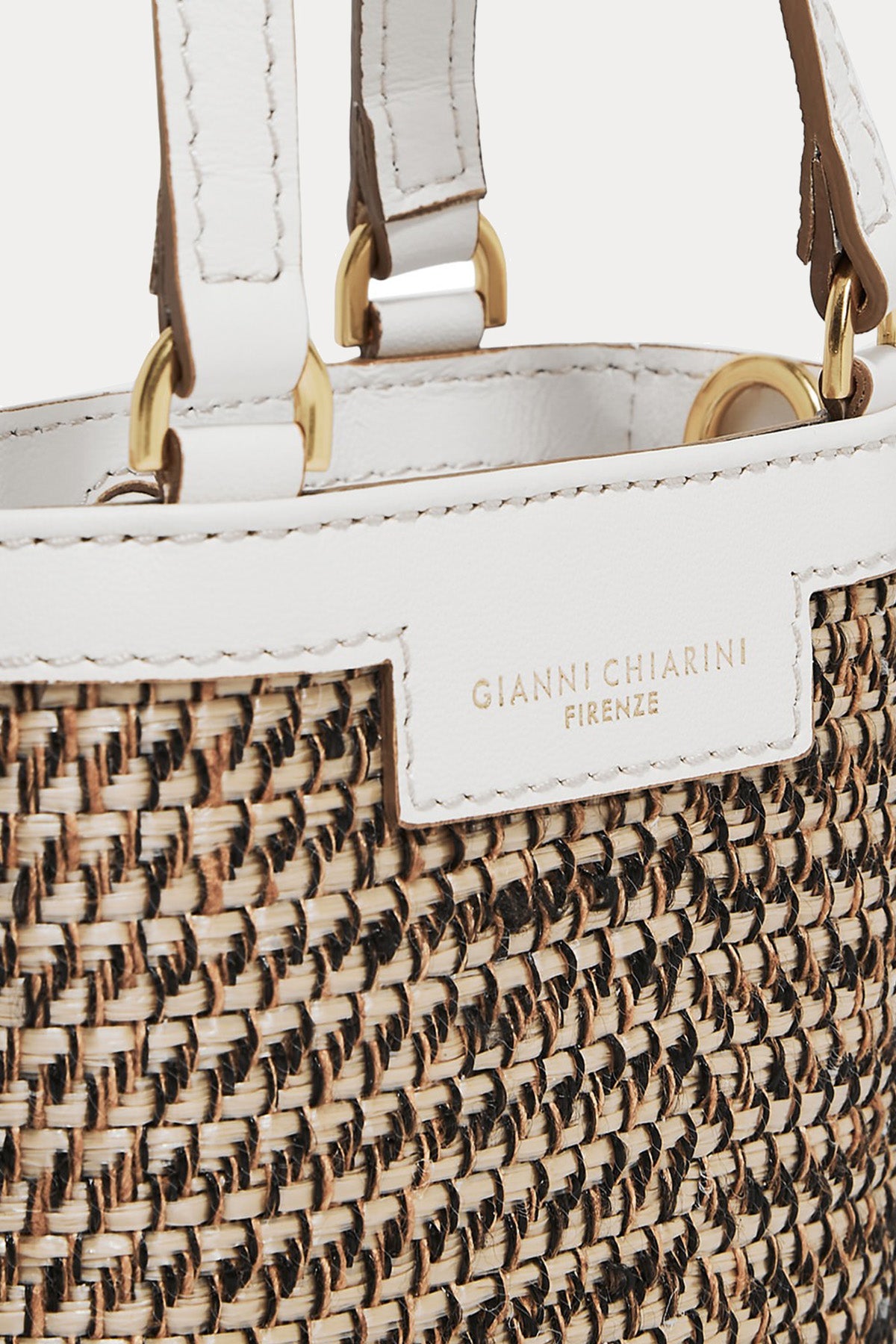 Gianni Chiarini Camilla Mini Rafya Örgü Bucket Çanta-Libas Trendy Fashion Store