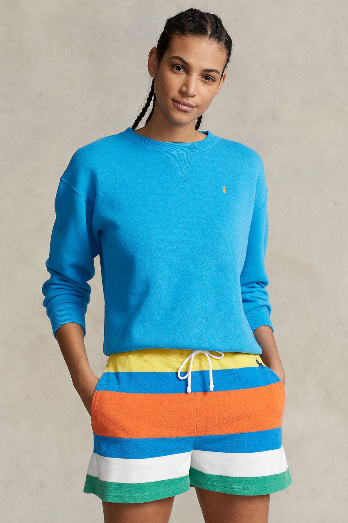 Polo Ralph Lauren Yuvarlak Yaka Şardonlu Sweatshirt-Libas Trendy Fashion Store