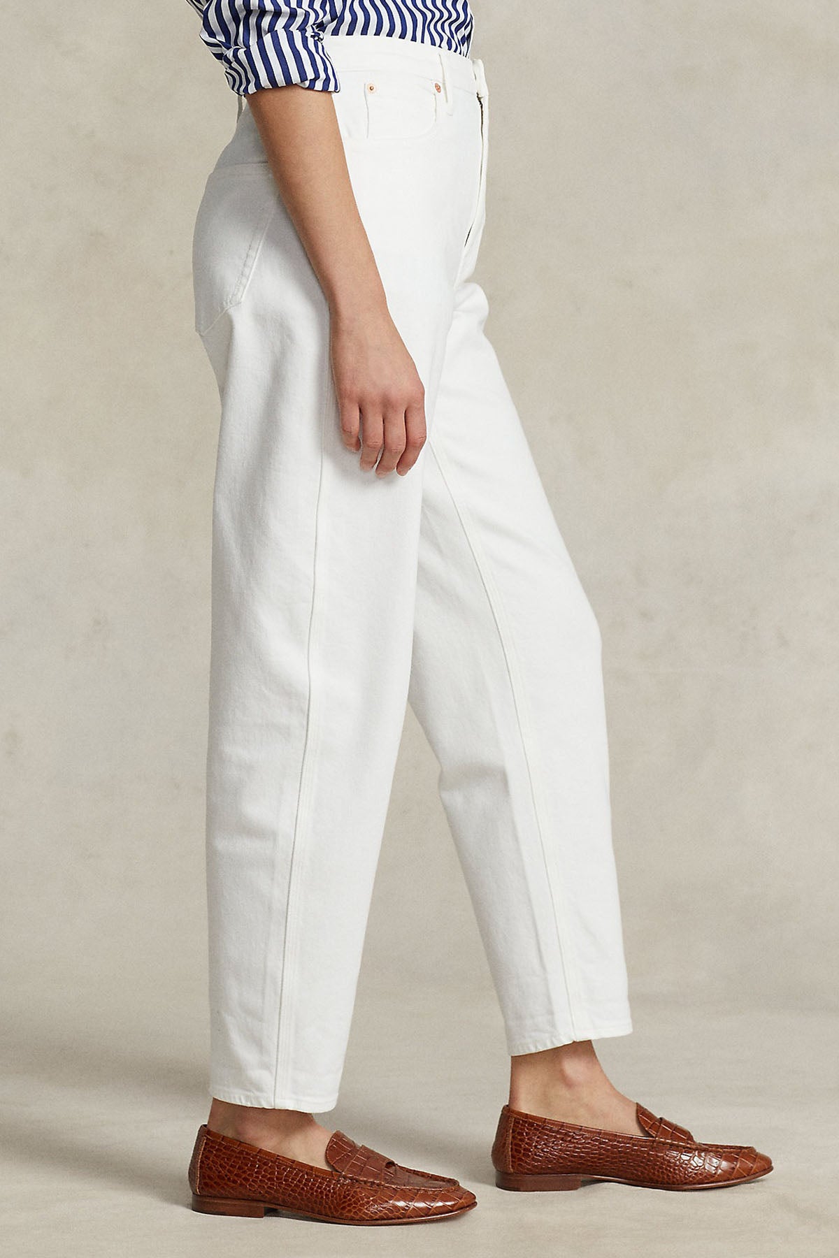 Polo Ralph Lauren Yüksek Bel Havuç Kesim Jeans-Libas Trendy Fashion Store