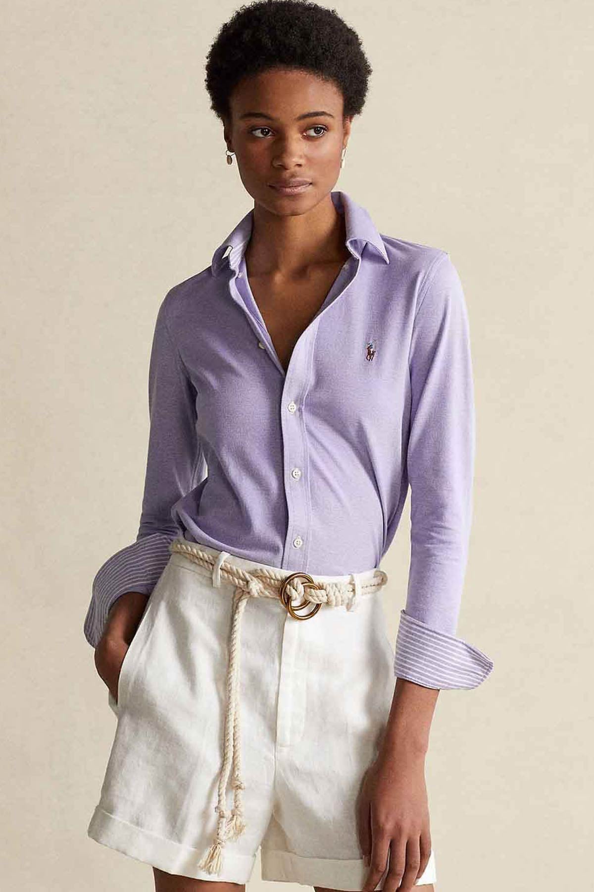 Polo Ralph Lauren Custom Fit Knit Oxford Gömlek-Libas Trendy Fashion Store