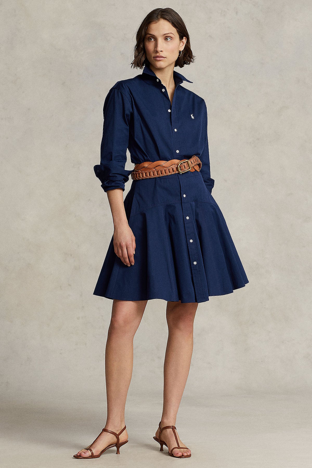 Polo Ralph Lauren Dizüstü Kuşaklı Gömlek Elbise-Libas Trendy Fashion Store