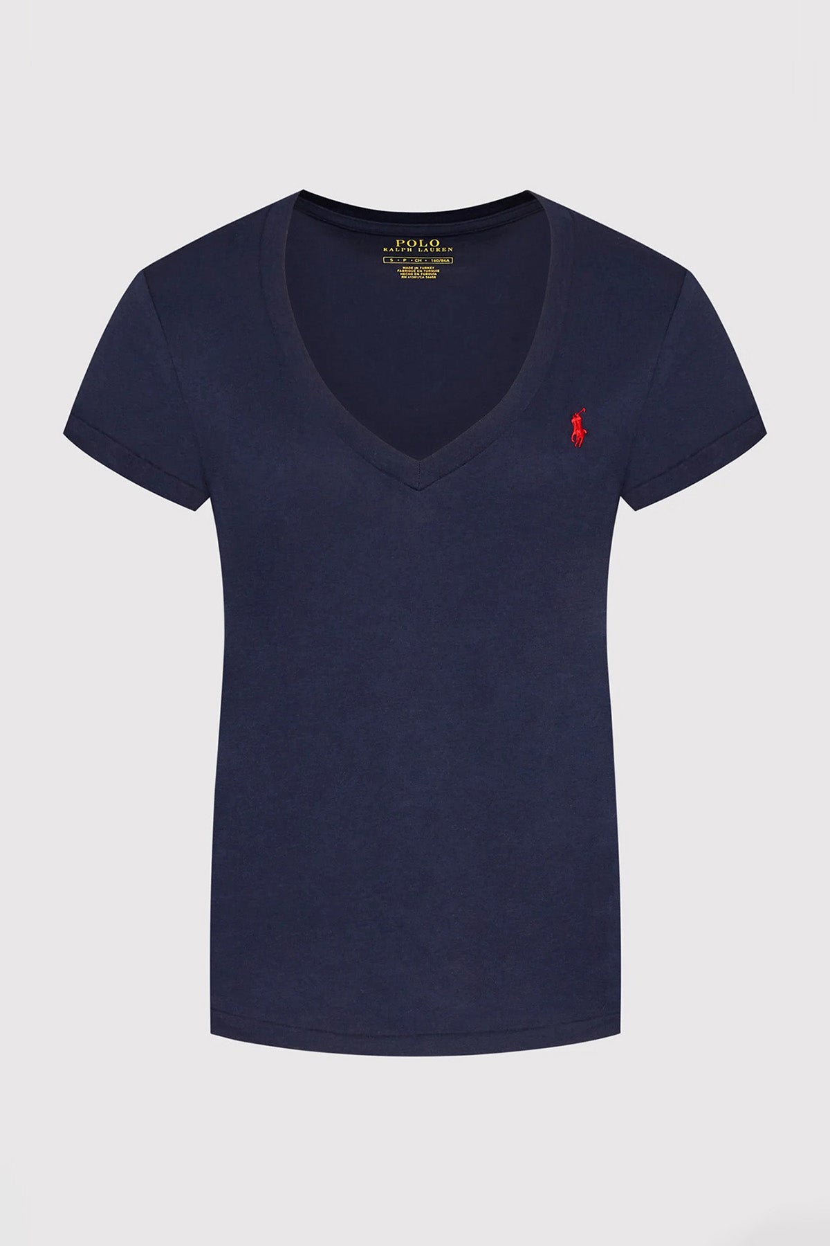 Polo Ralph Lauren Custom Fit V Yaka T-shirt-Libas Trendy Fashion Store