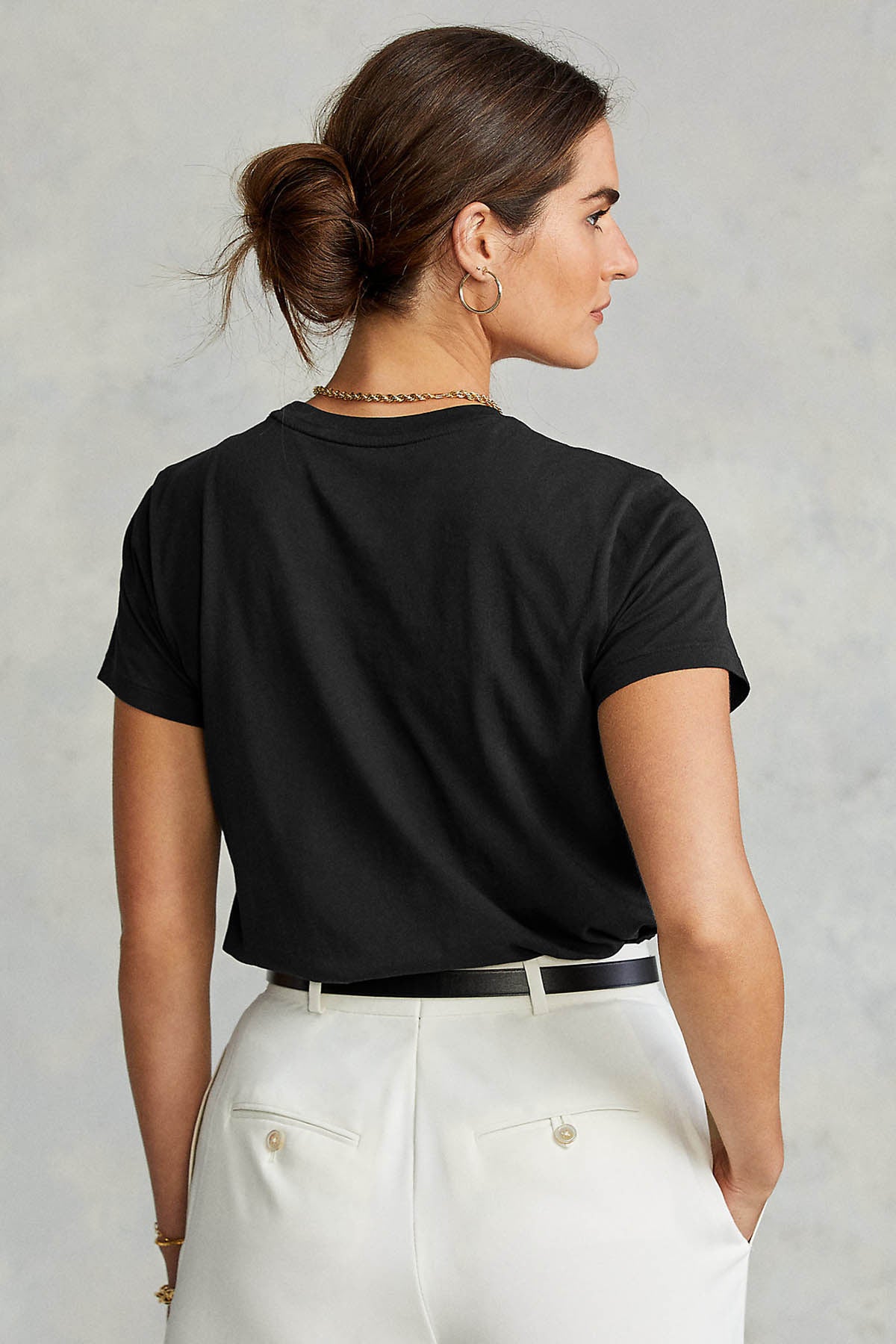 Polo Ralph Lauren Custom Fit Yuvarlak Yaka T-shirt-Libas Trendy Fashion Store