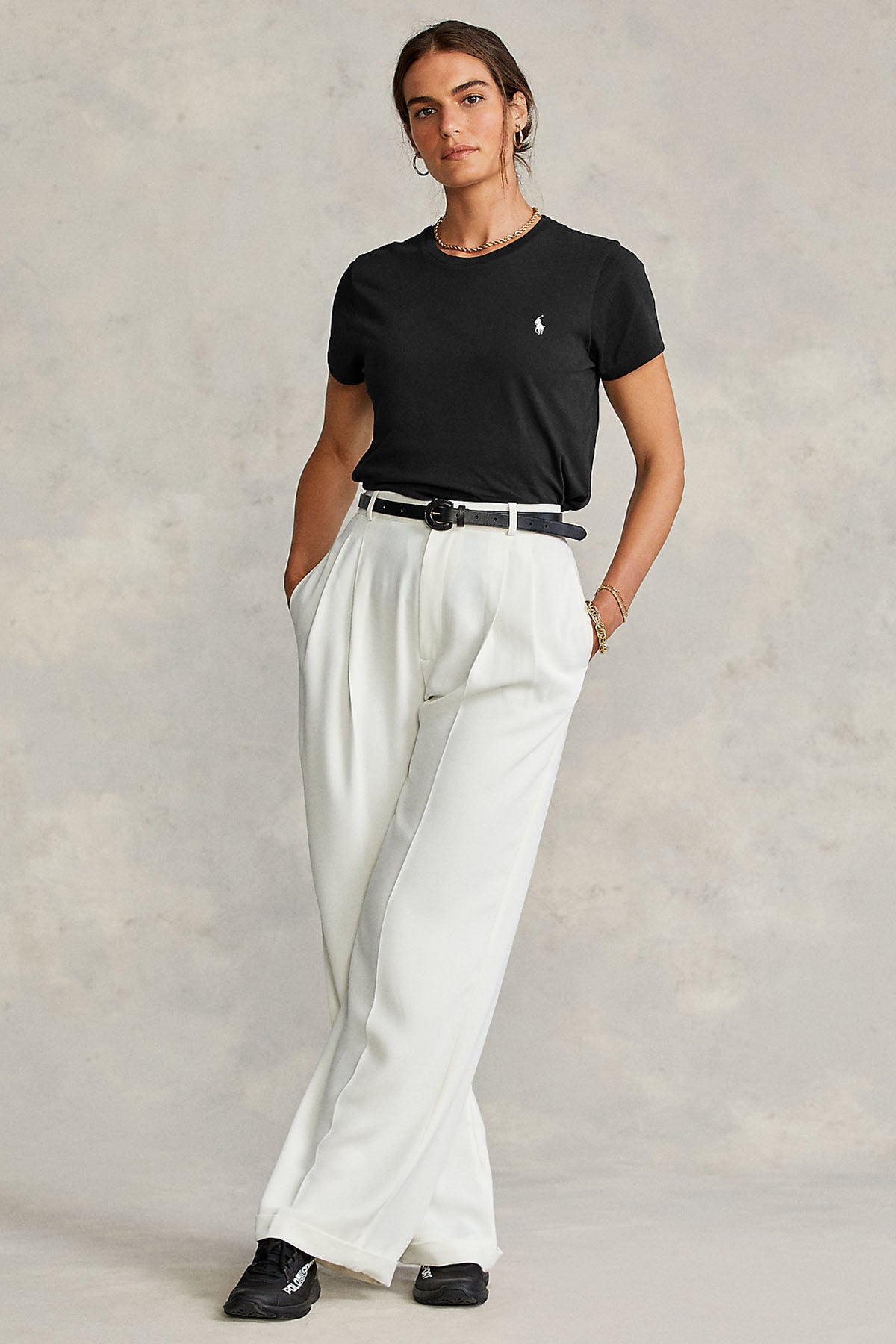 Polo Ralph Lauren Custom Fit Yuvarlak Yaka T-shirt-Libas Trendy Fashion Store