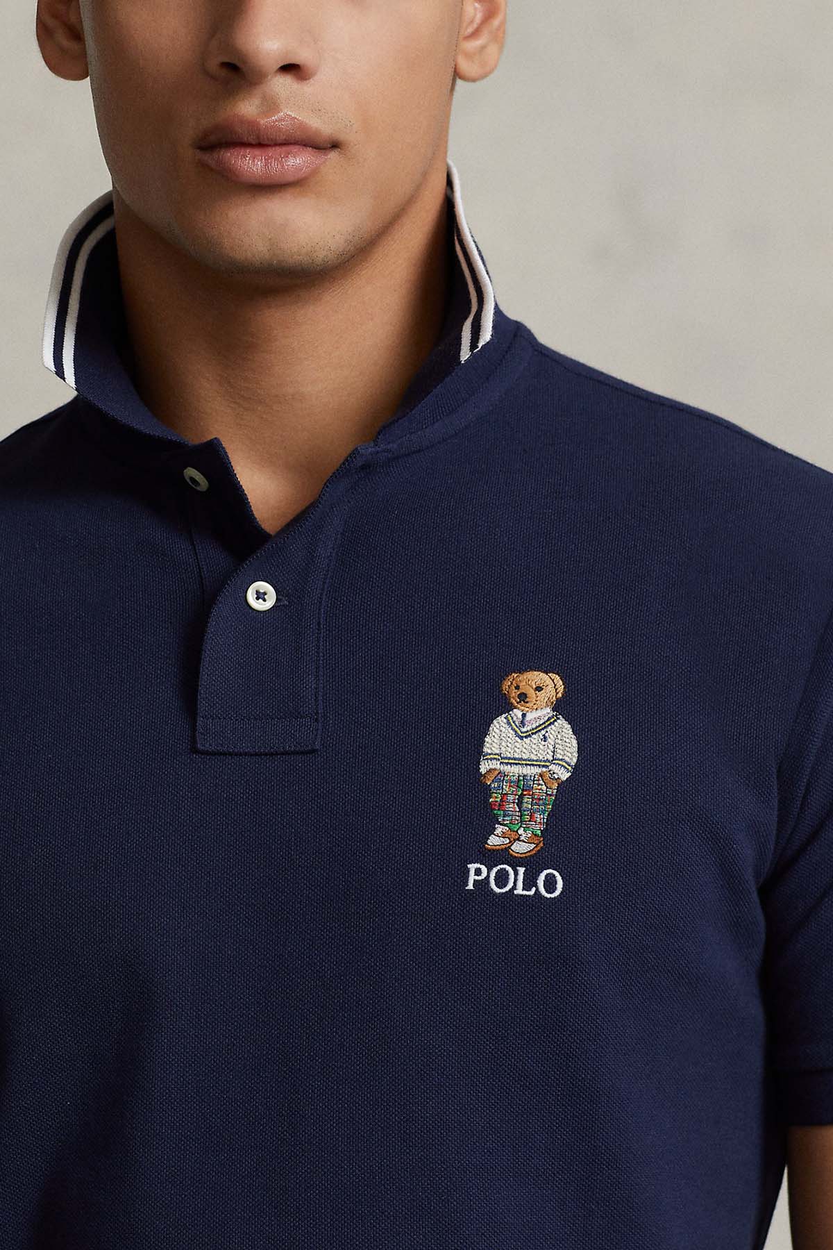 Polo Ralph Lauren Custom Slim Fit Polo Yaka Polo Bear T-shirt-Libas Trendy Fashion Store