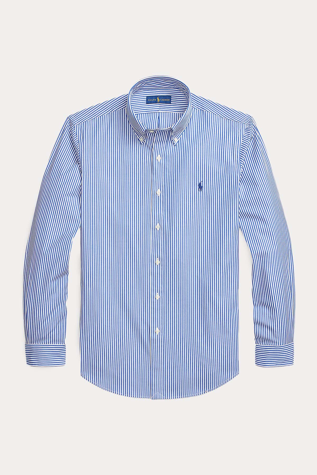 Polo Ralph Lauren Custom Fit Çizgili Streç Gömlek-Libas Trendy Fashion Store