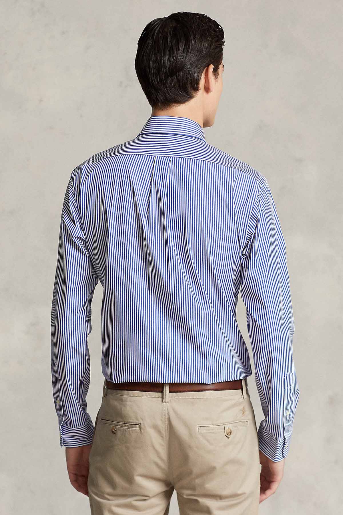 Polo Ralph Lauren Custom Fit Çizgili Streç Gömlek-Libas Trendy Fashion Store