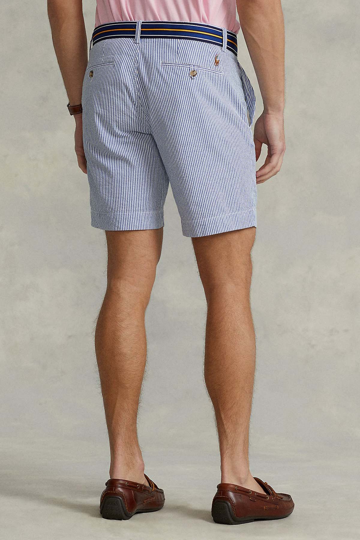 Polo Ralph Lauren Stretch Straight Fit Çizgili Şort-Libas Trendy Fashion Store