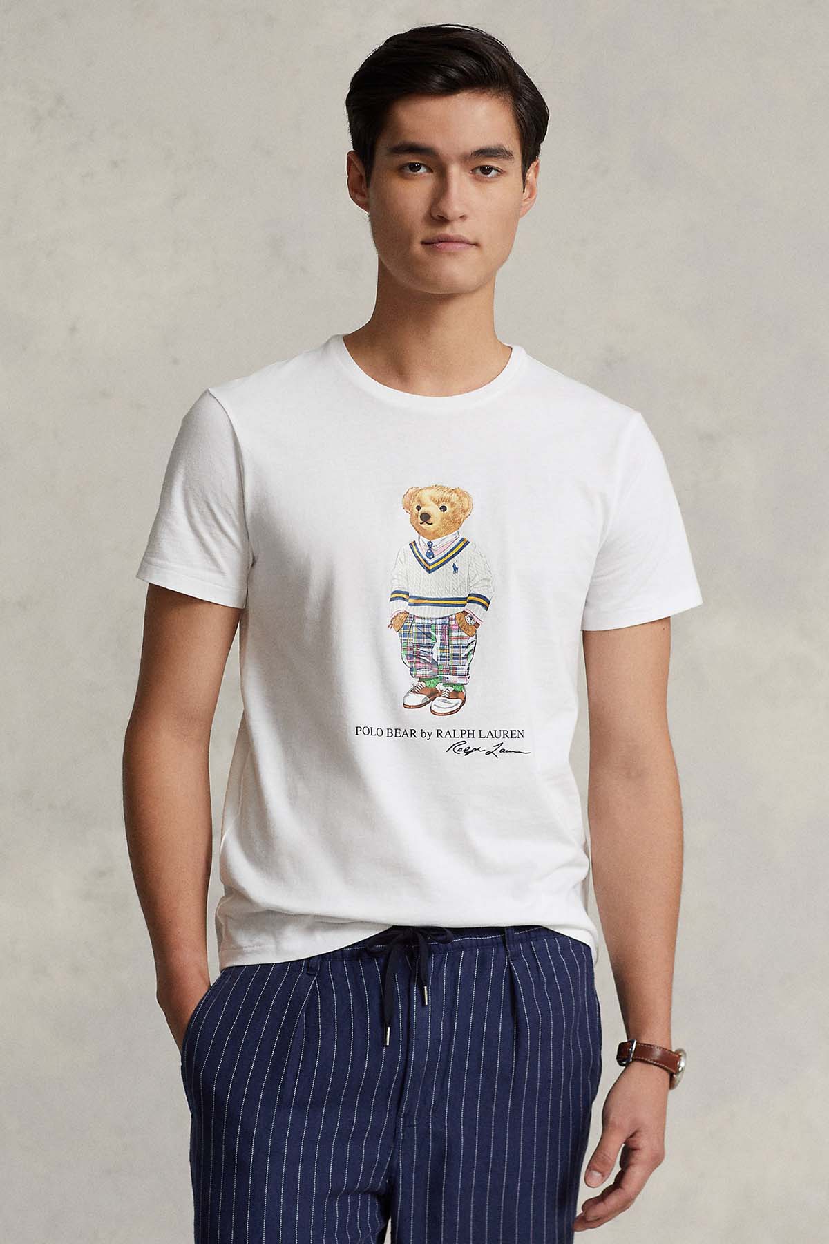 Polo Ralph Lauren Polo Bear Custom Slim Fit T-shirt-Libas Trendy Fashion Store