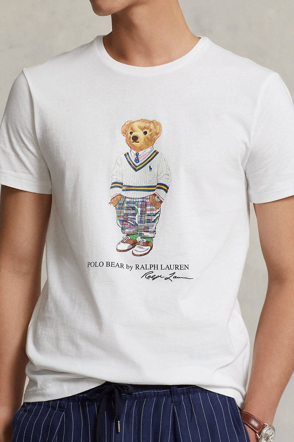 Polo Ralph Lauren Polo Bear Custom Slim Fit T-shirt-Libas Trendy Fashion Store