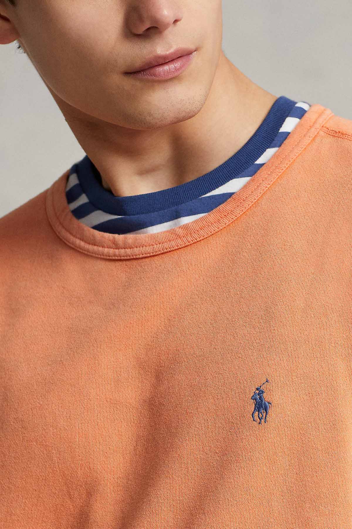 Polo Ralph Lauren Yuvarlak Yaka Yıkamalı İçi Şardonlu Sweatshirt-Libas Trendy Fashion Store