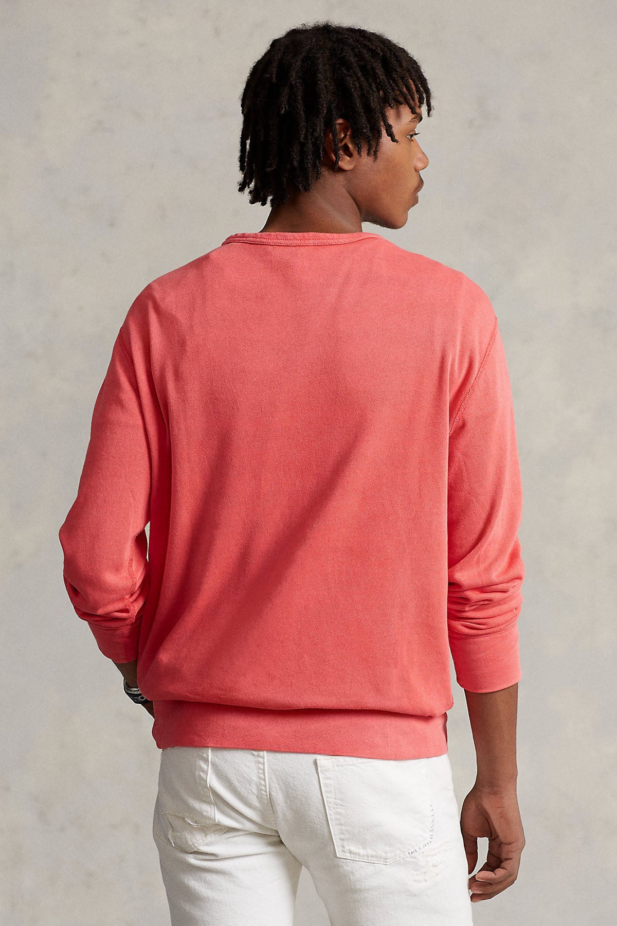 Polo Ralph Lauren Yuvarlak Yaka Yıkamalı İçi Şardonlu Sweatshirt-Libas Trendy Fashion Store