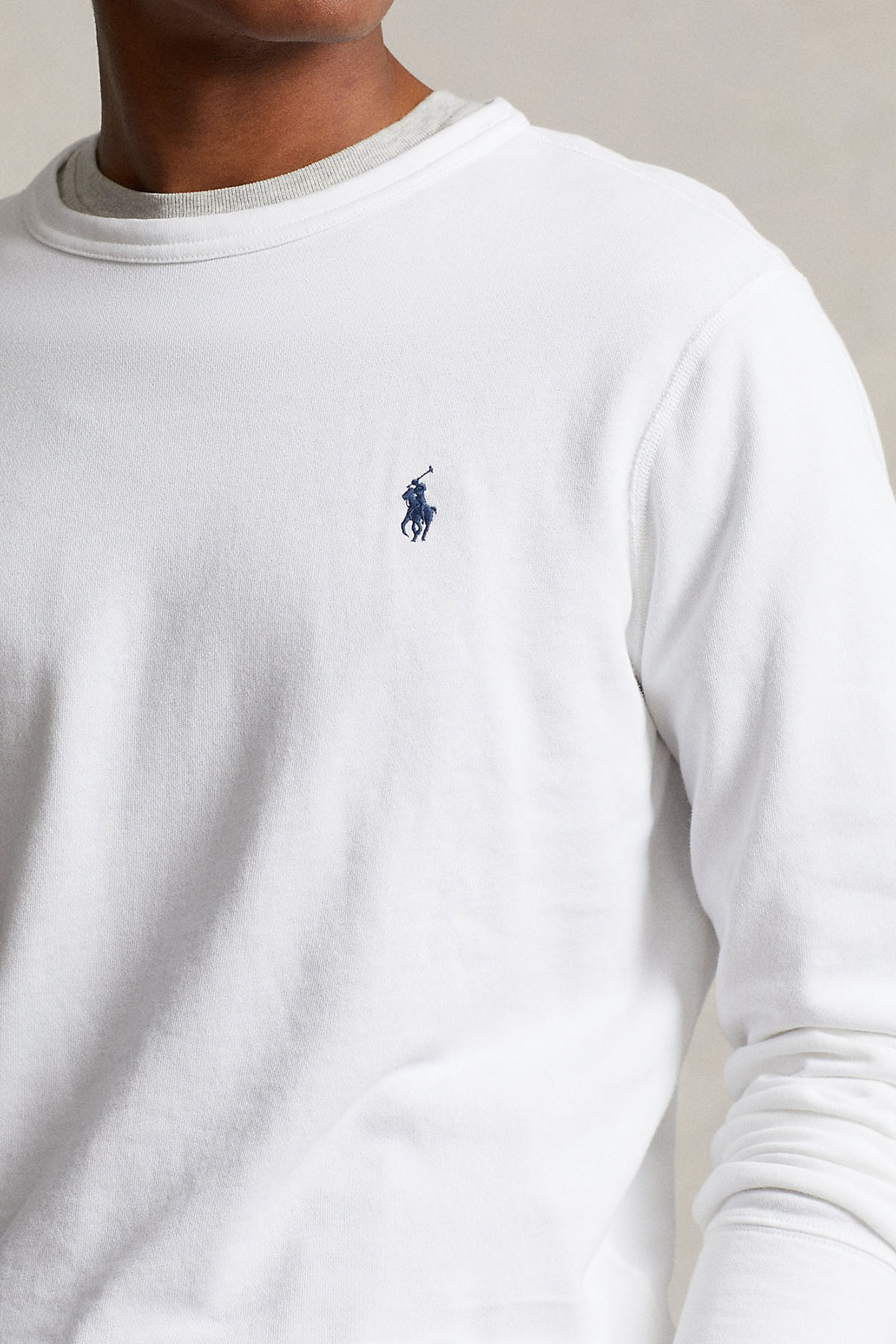 Polo Ralph Lauren Yuvarlak Yaka Yıkamalı İçi Şardonlu Sweatshirt-Libas Trendy Fashion Store