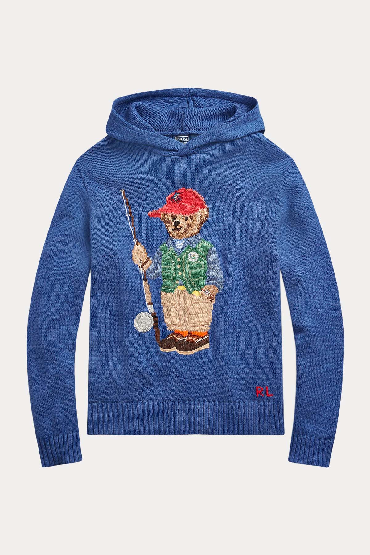 Polo Ralph Lauren Polo Bear Kapüşonlu Örgü Triko-Libas Trendy Fashion Store