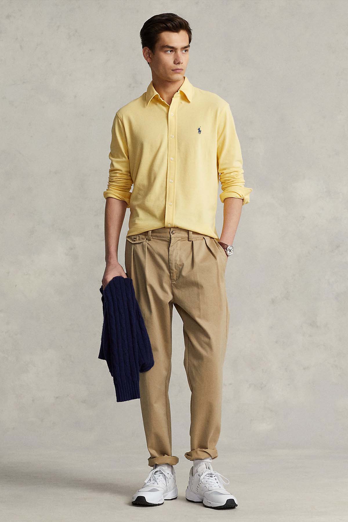 Polo Ralph Lauren Custom Fit Featherweight Mesh Gömlek-Libas Trendy Fashion Store