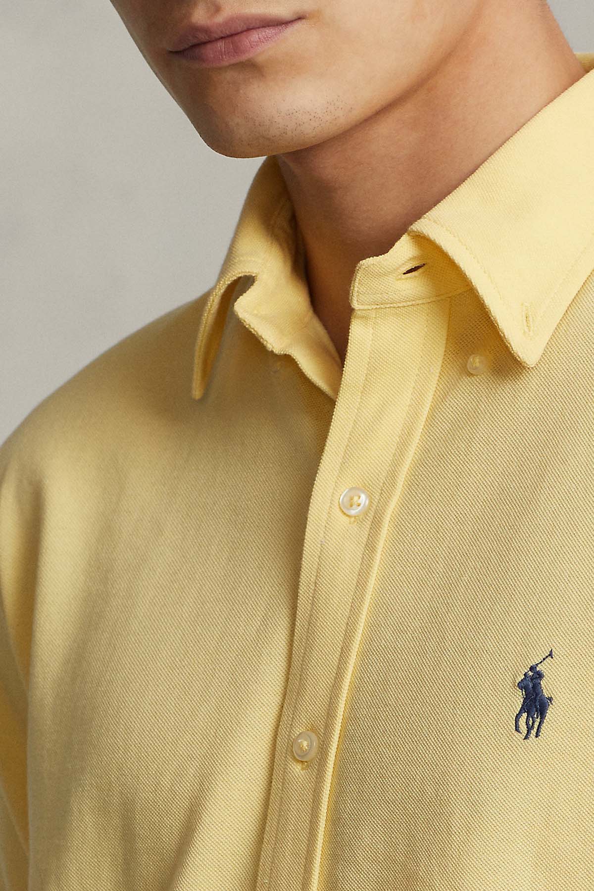 Polo Ralph Lauren Custom Fit Featherweight Mesh Gömlek-Libas Trendy Fashion Store