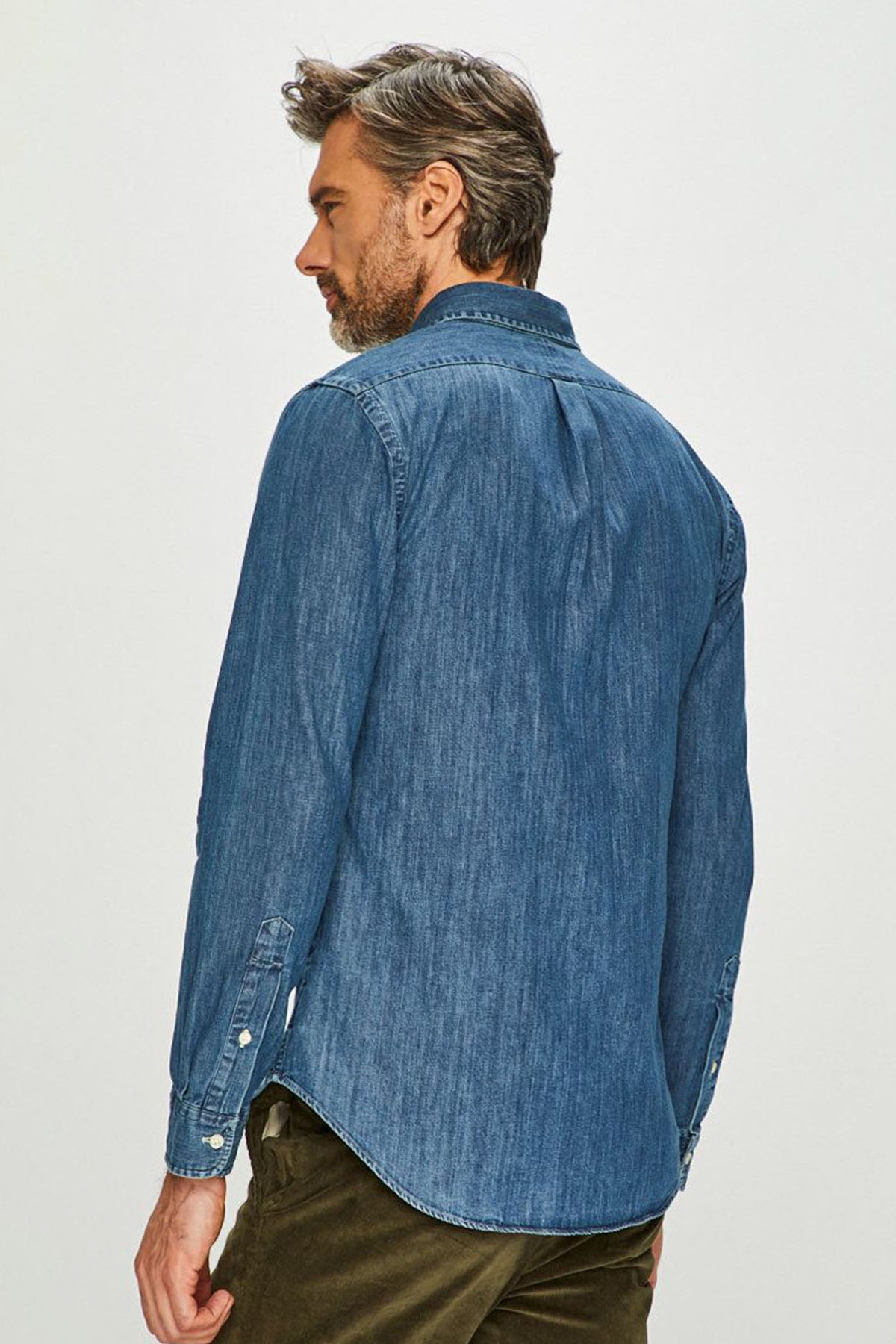 Polo Ralph Lauren Slim Fit Denim Gömlek-Libas Trendy Fashion Store