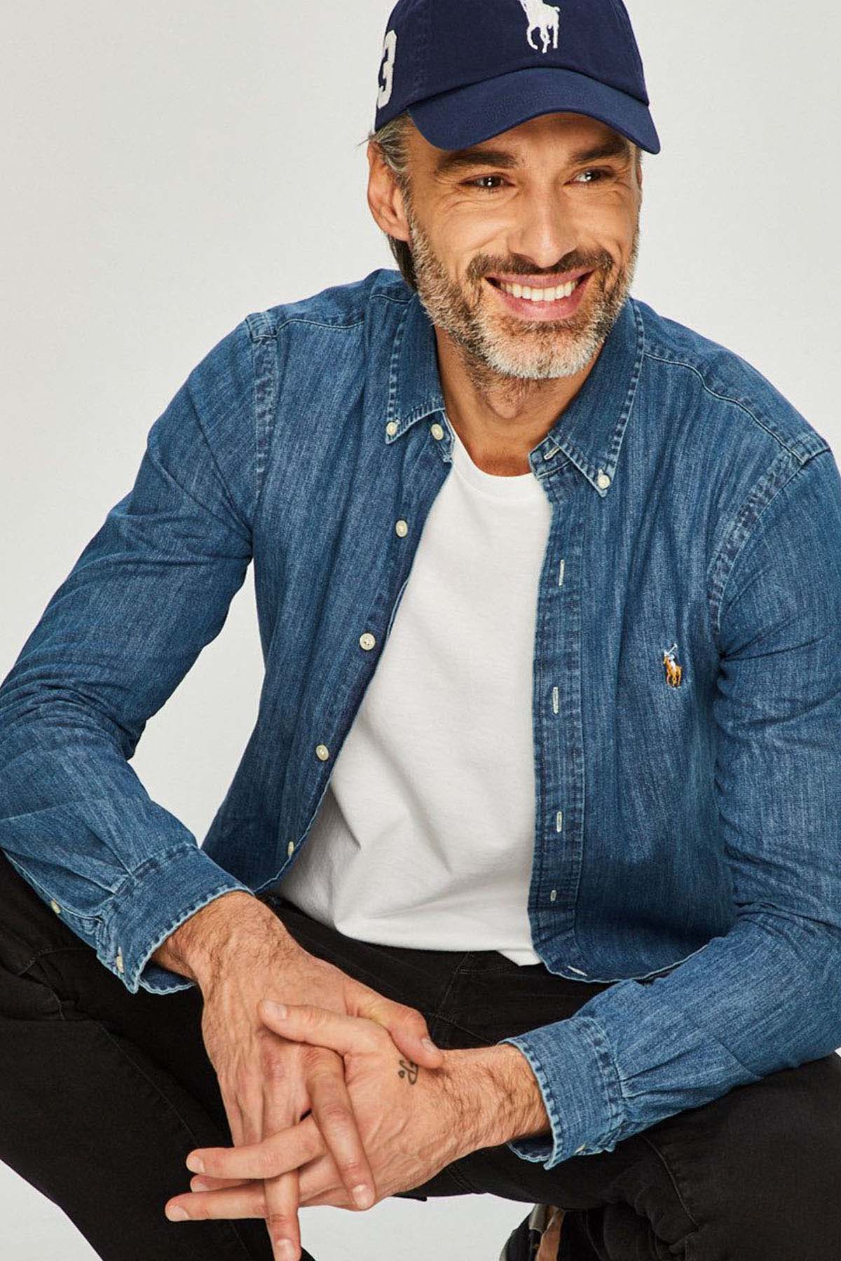 Polo Ralph Lauren Slim Fit Denim Gömlek-Libas Trendy Fashion Store