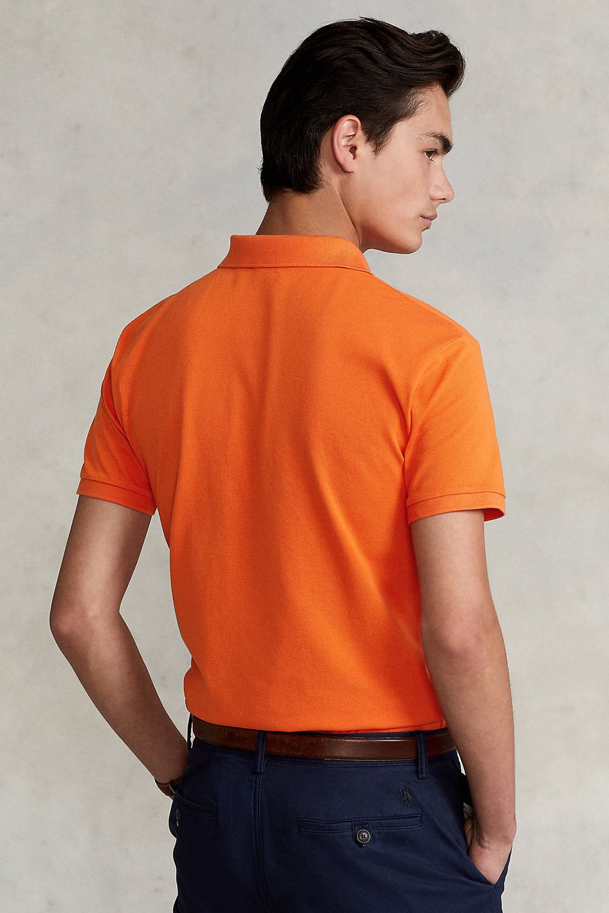 Polo Ralph Lauren Slim Fit Stretch Mesh Polo Yaka T-shirt-Libas Trendy Fashion Store