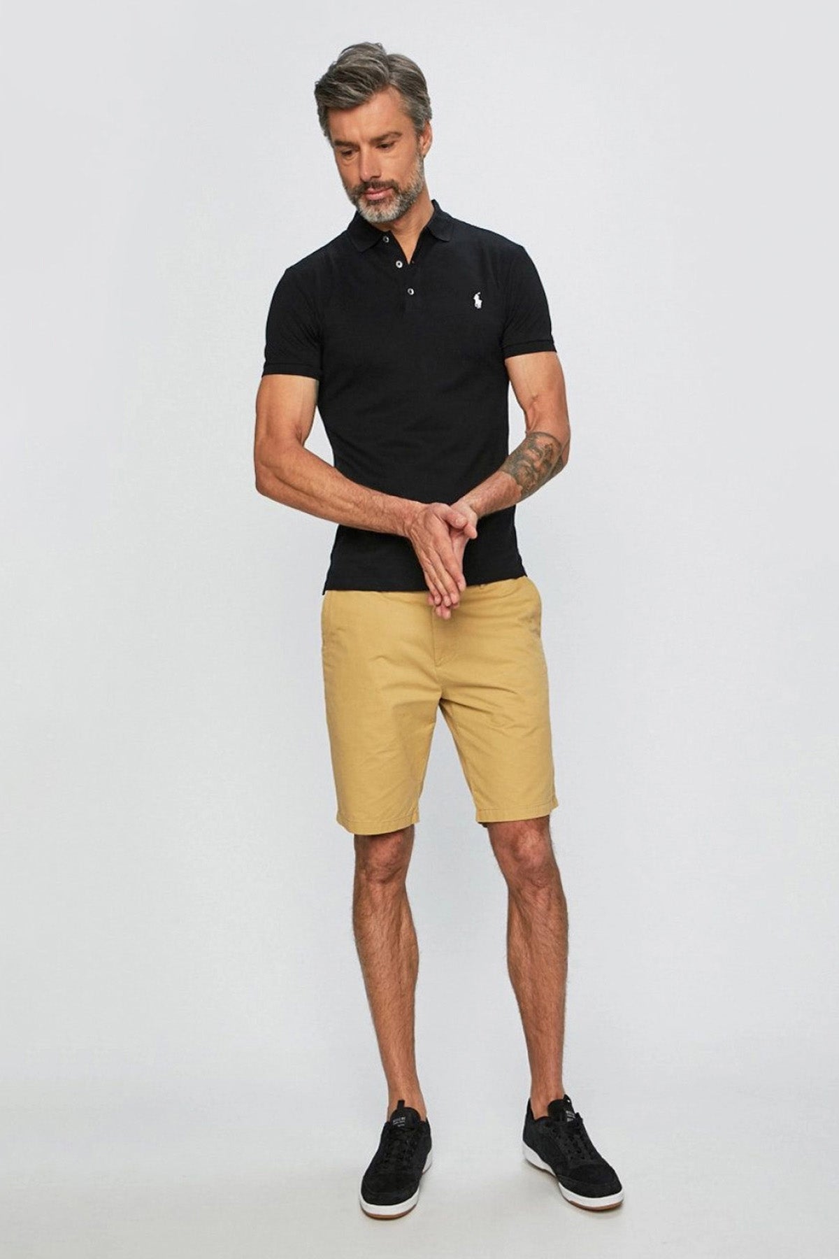 Polo Ralph Lauren Slim Fit Stretch Mesh Polo Yaka T-shirt-Libas Trendy Fashion Store