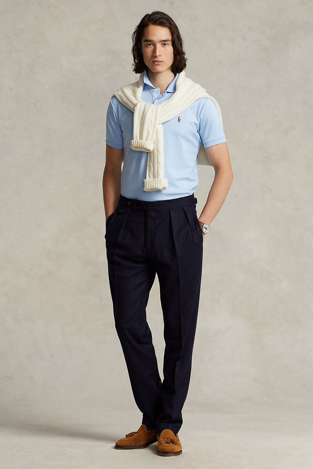 Polo Ralph Lauren Custom Slim Fit Polo Yaka T-shirt-Libas Trendy Fashion Store