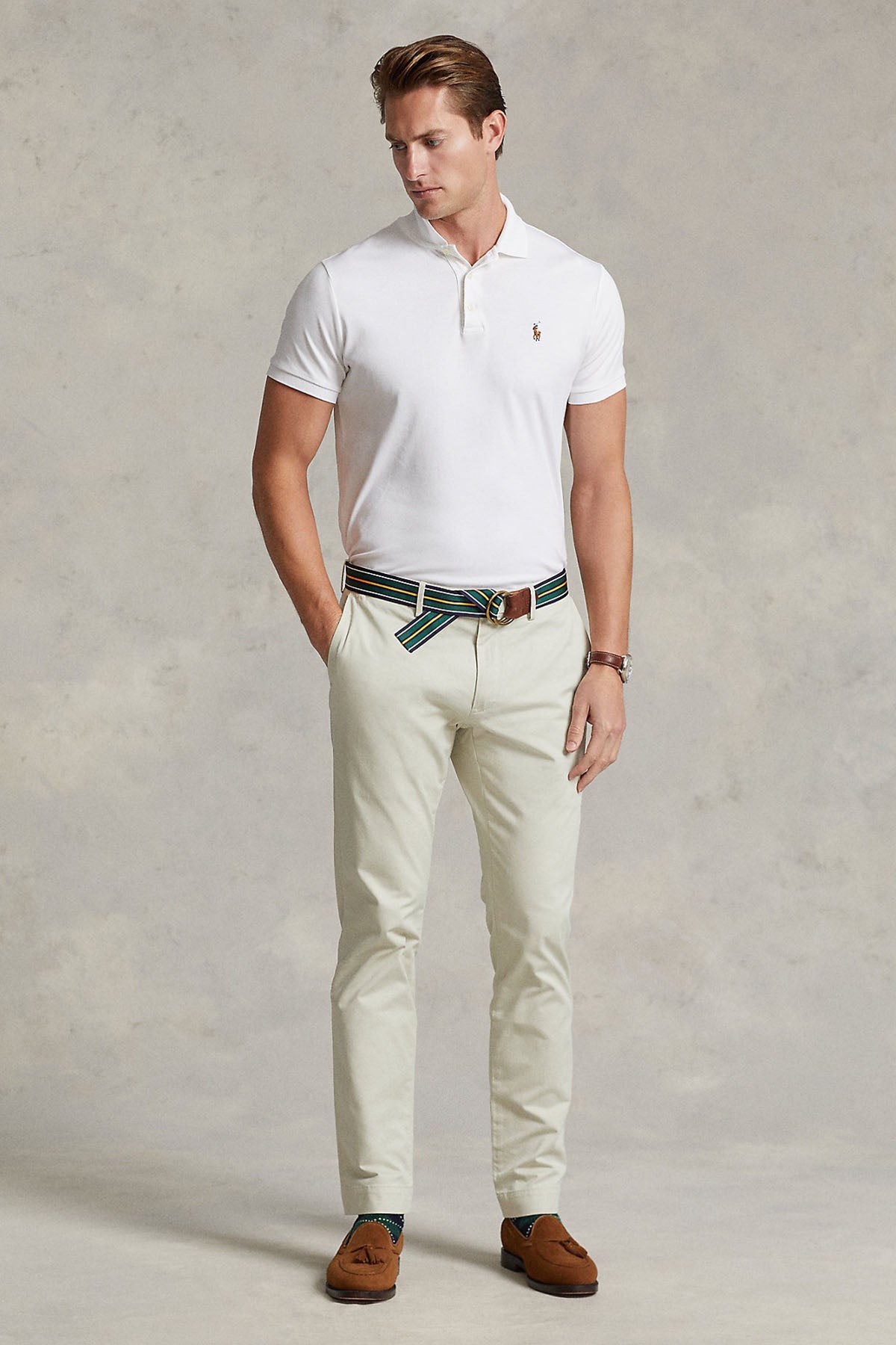 Polo Ralph Lauren Custom Slim Fit Polo Yaka T-shirt-Libas Trendy Fashion Store