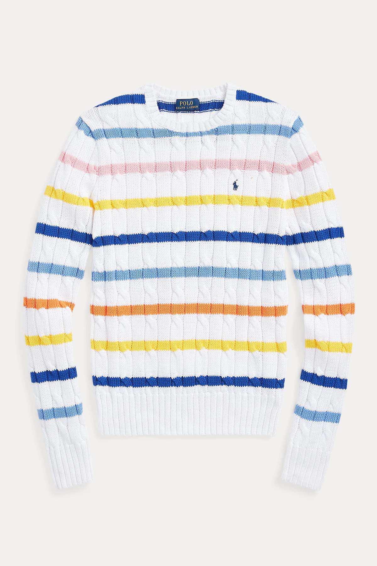 Polo Ralph Lauren Yuvarlak Yaka Saç Örgü Triko-Libas Trendy Fashion Store