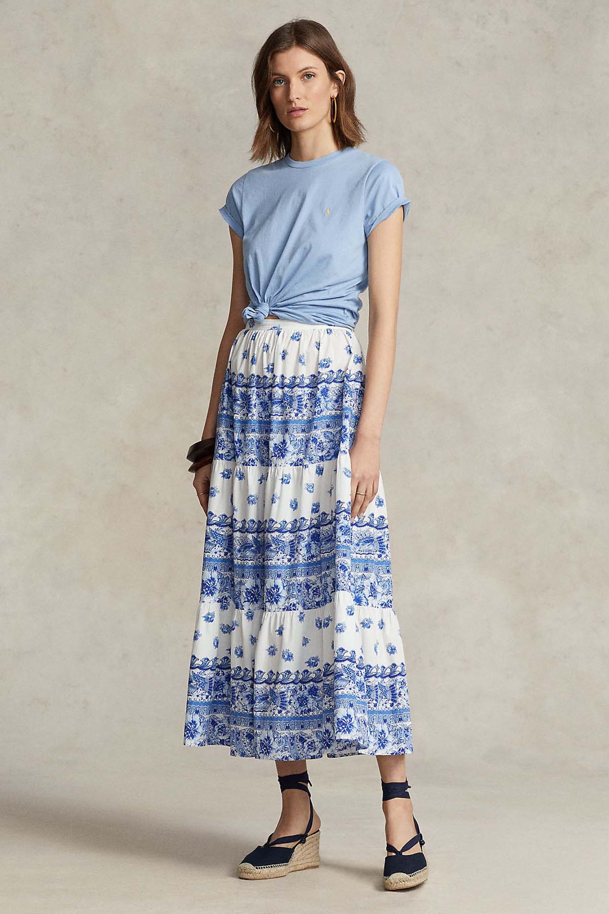 Polo Ralph Lauren Custom Fit Yuvarlak Yaka T-shirt-Libas Trendy Fashion Store