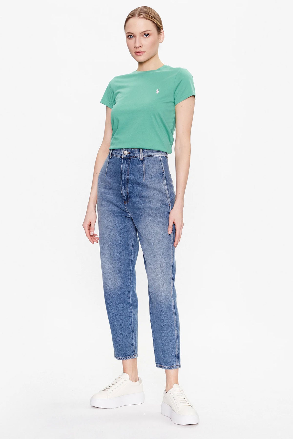 Polo Ralph Lauren Custom Fit Yuvarlak Yaka T-shirt-Libas Trendy Fashion Store