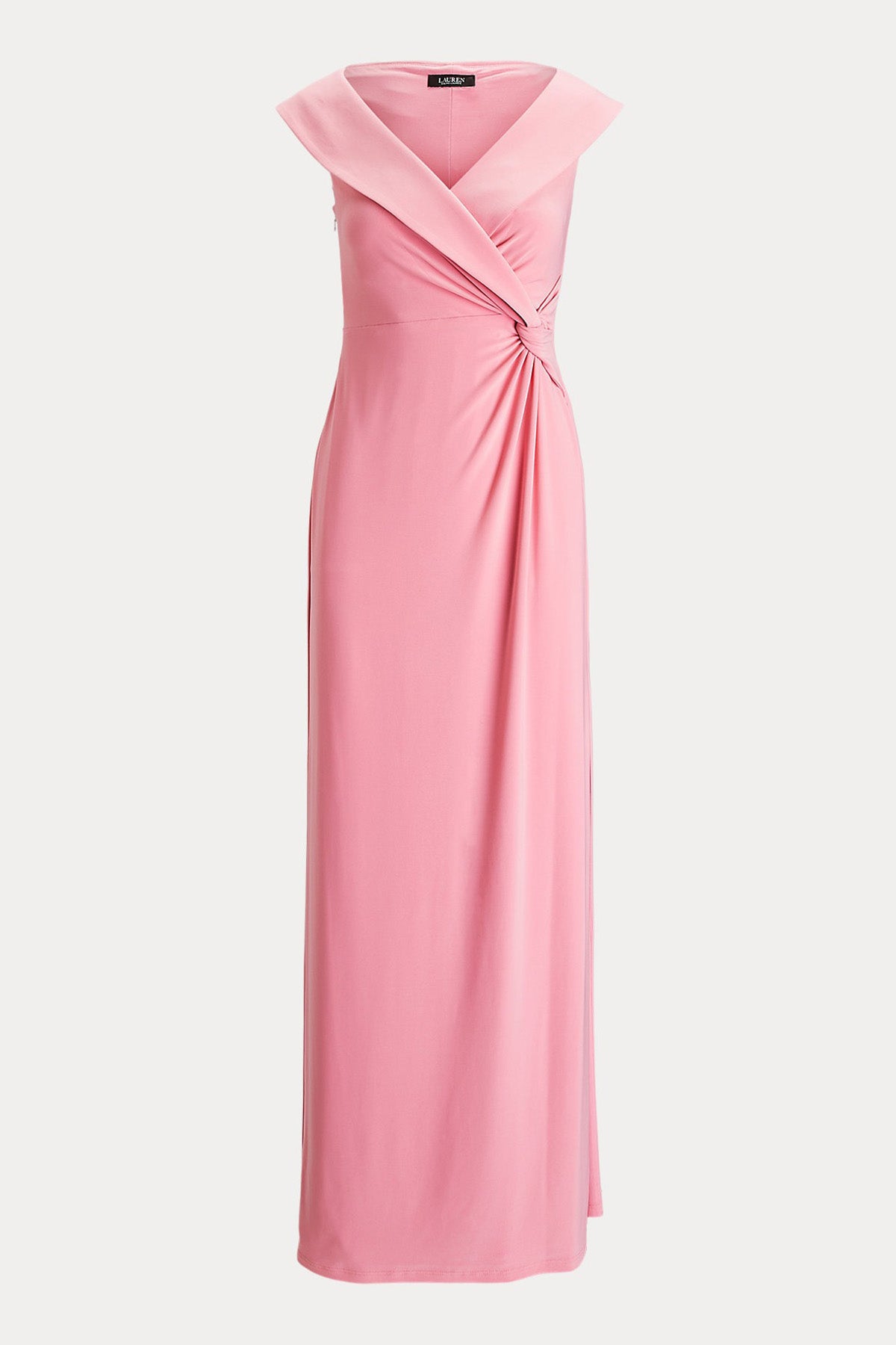 Polo Ralph Lauren V Yaka Kruvaze Maxi Abiye Elbise-Libas Trendy Fashion Store