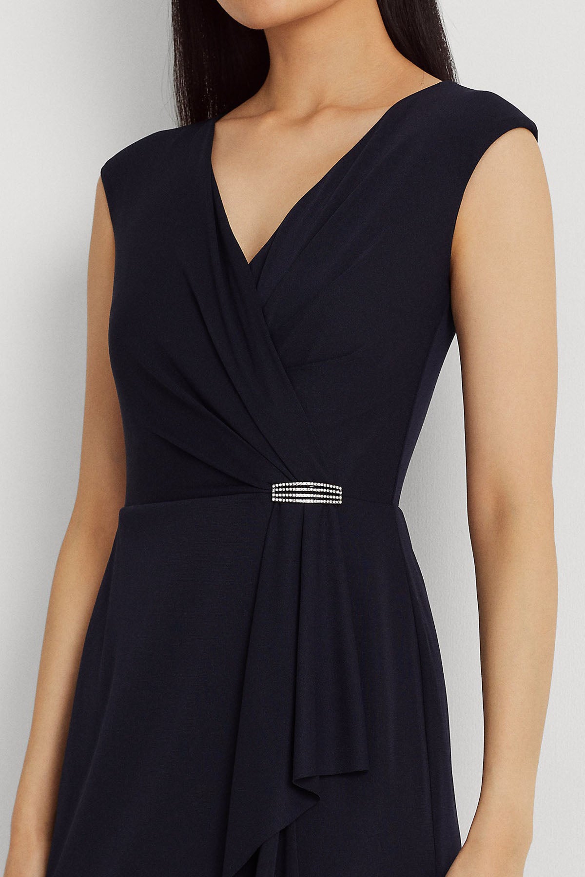 Polo Ralph Lauren V Yaka Dizüstü Abiye Elbise-Libas Trendy Fashion Store