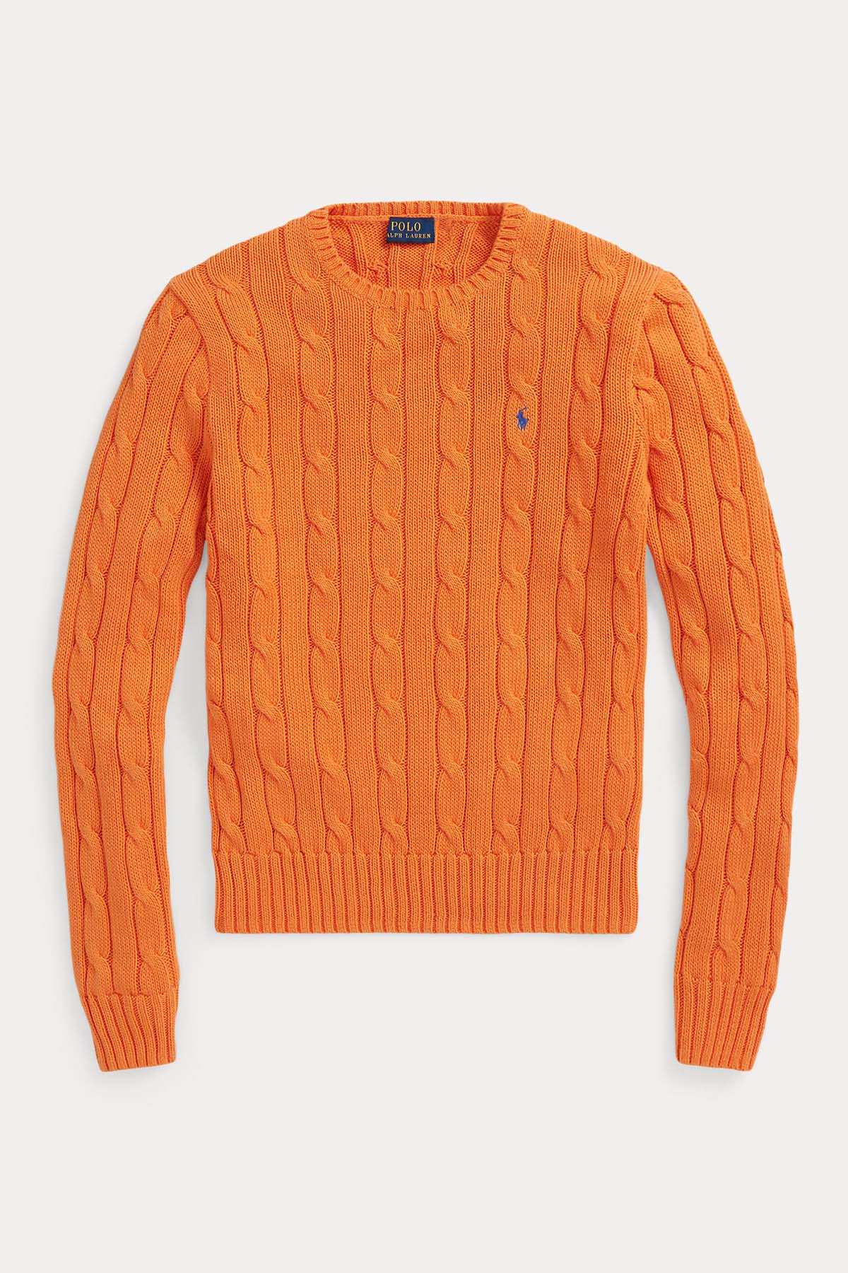 Polo Ralph Lauren Pima Cotton Slim Fit Yuvarlak Yaka Saç Örgü Triko-Libas Trendy Fashion Store