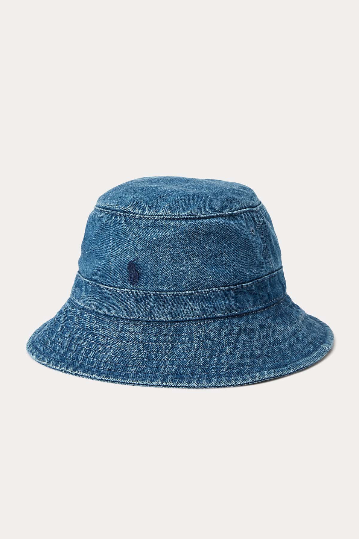 Polo Ralph Lauren Kids 8-20 Yaş Unisex Çocuk Denim Bucket Şapka-Libas Trendy Fashion Store