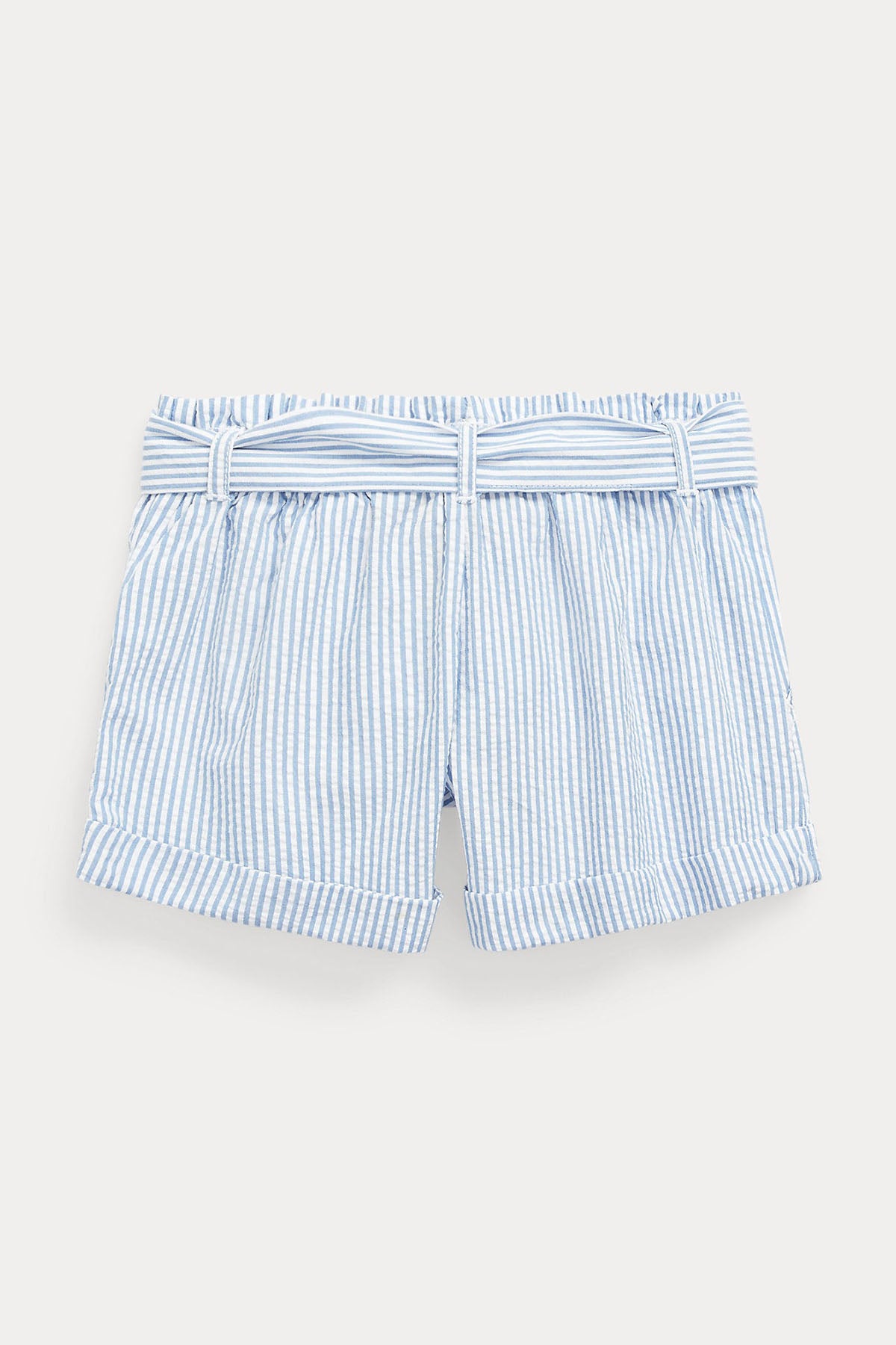 Polo Ralph Lauren Kids 5 Yaş Kız Çocuk Çizgili Gofre Kumaş Şort-Libas Trendy Fashion Store