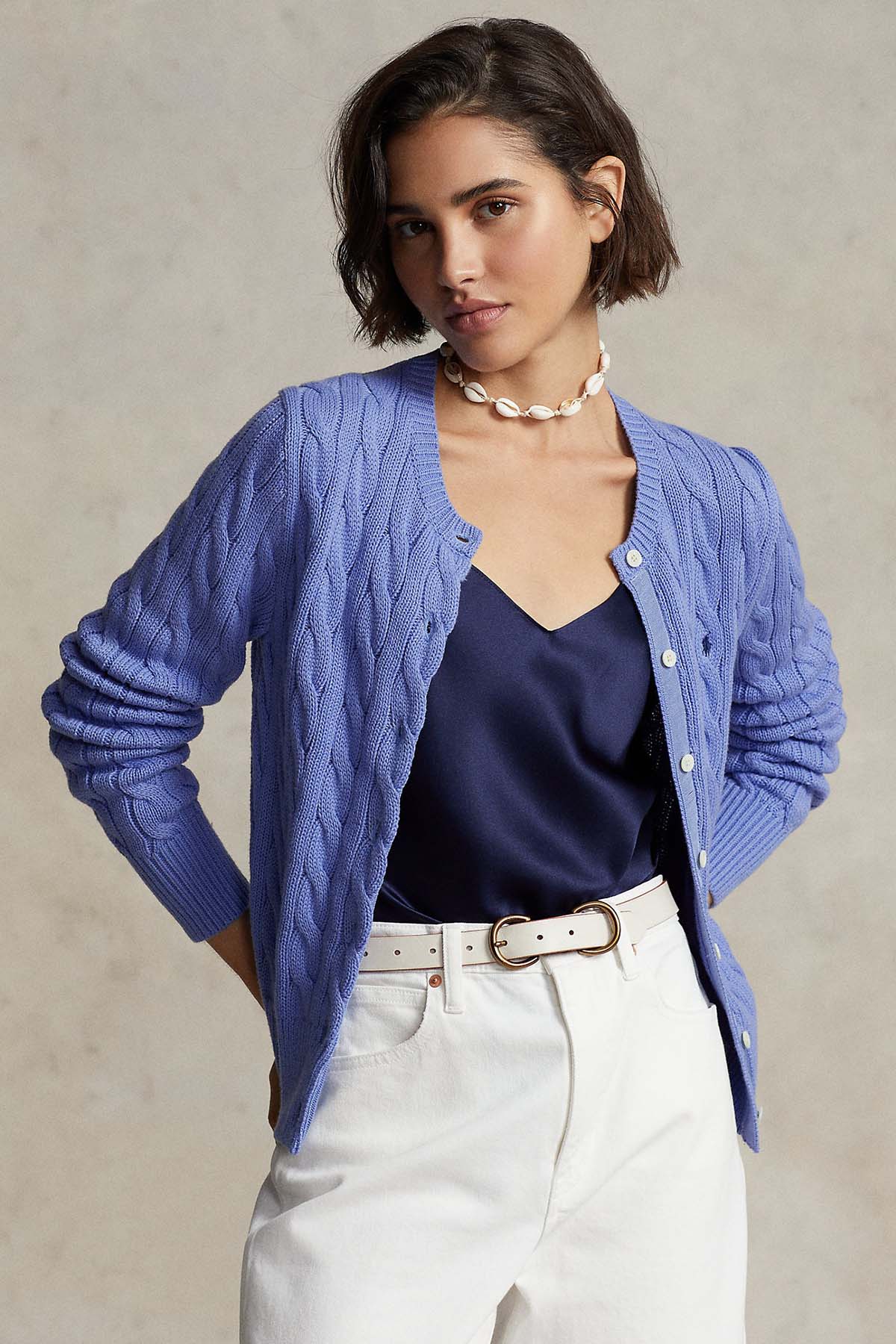 Polo Ralph Lauren Saç Örgü Triko Ceket-Libas Trendy Fashion Store