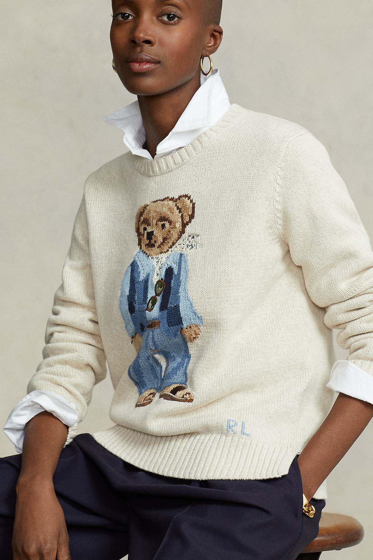 Polo Ralph Lauren Polo Bear Örgü Triko-Libas Trendy Fashion Store