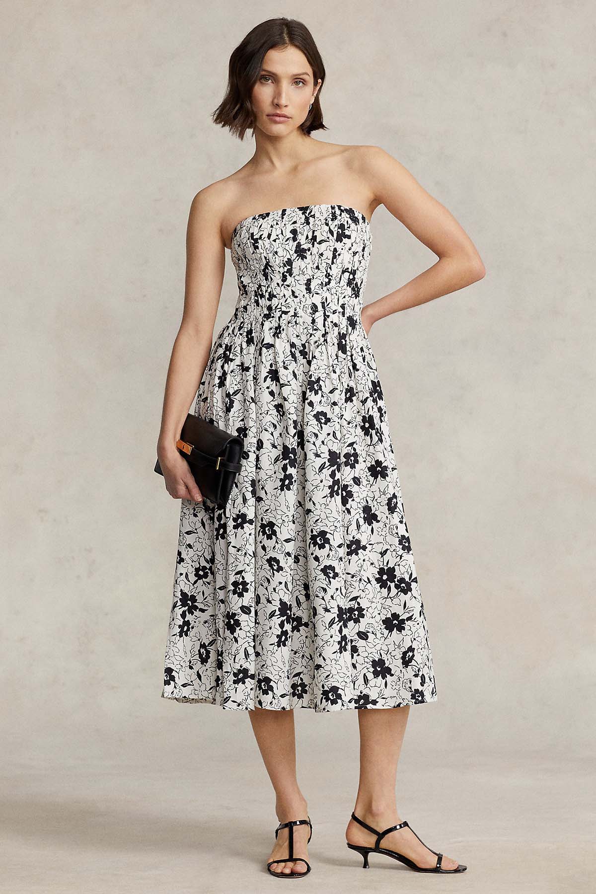 Polo Ralph Lauren Straplez Midi Elbise-Libas Trendy Fashion Store