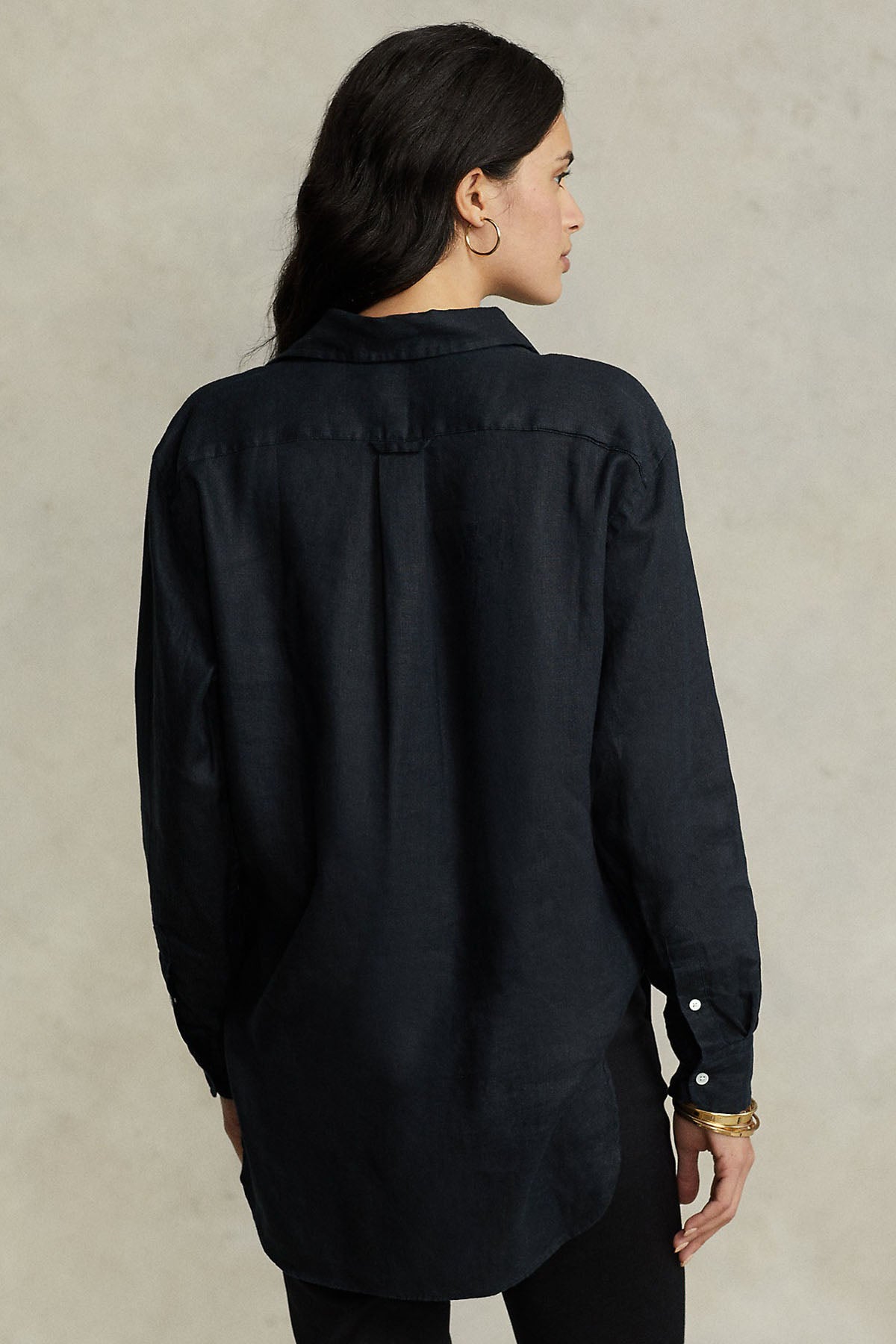 Polo Ralph Lauren Geniş Kesim Keten Gömlek-Libas Trendy Fashion Store