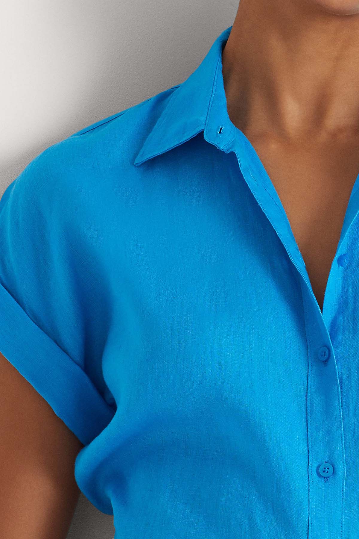 Polo Ralph Lauren Kısa Kollu Keten Gömlek-Libas Trendy Fashion Store