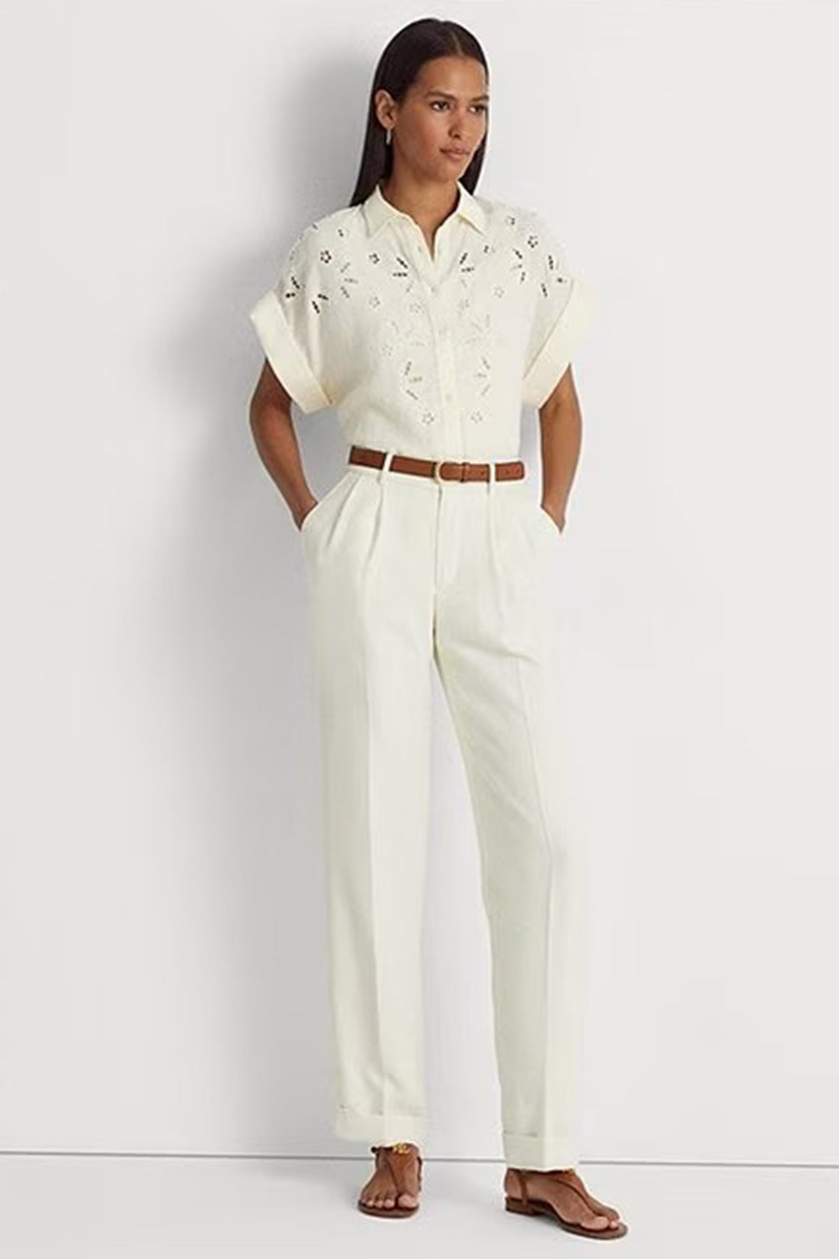 Polo Ralph Lauren Lazer Kesim Nakış Detaylı Gömlek-Libas Trendy Fashion Store