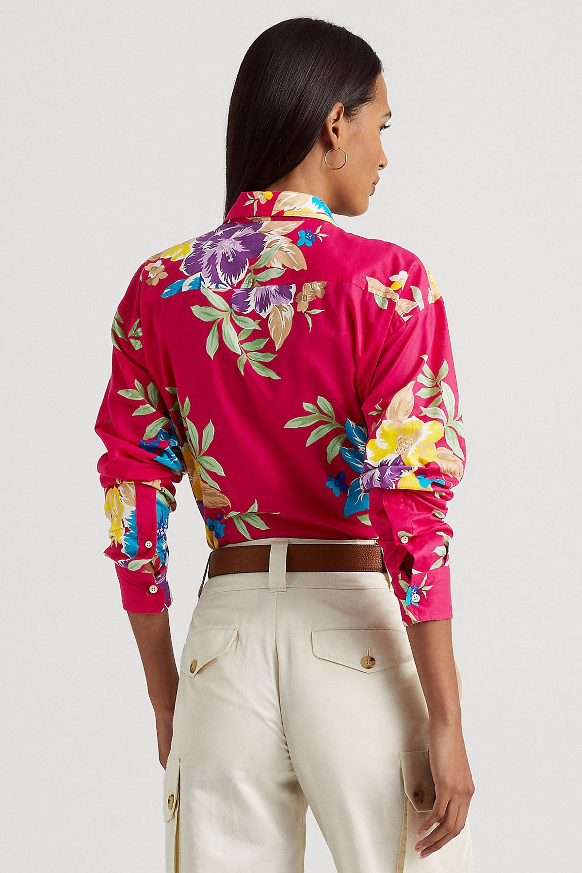 Polo Ralph Lauren Straight Fit Çiçek Desenli Gömlek-Libas Trendy Fashion Store