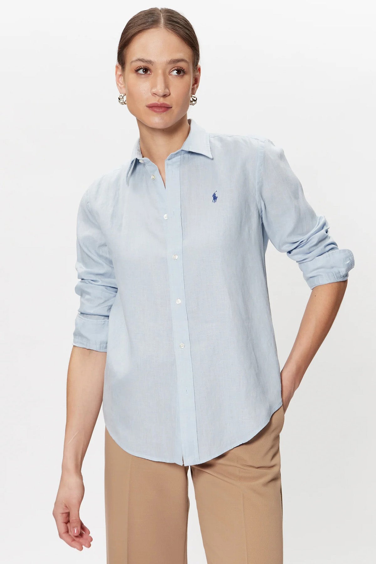 Polo Ralph Lauren Relaxed Fit Keten Gömlek-Libas Trendy Fashion Store