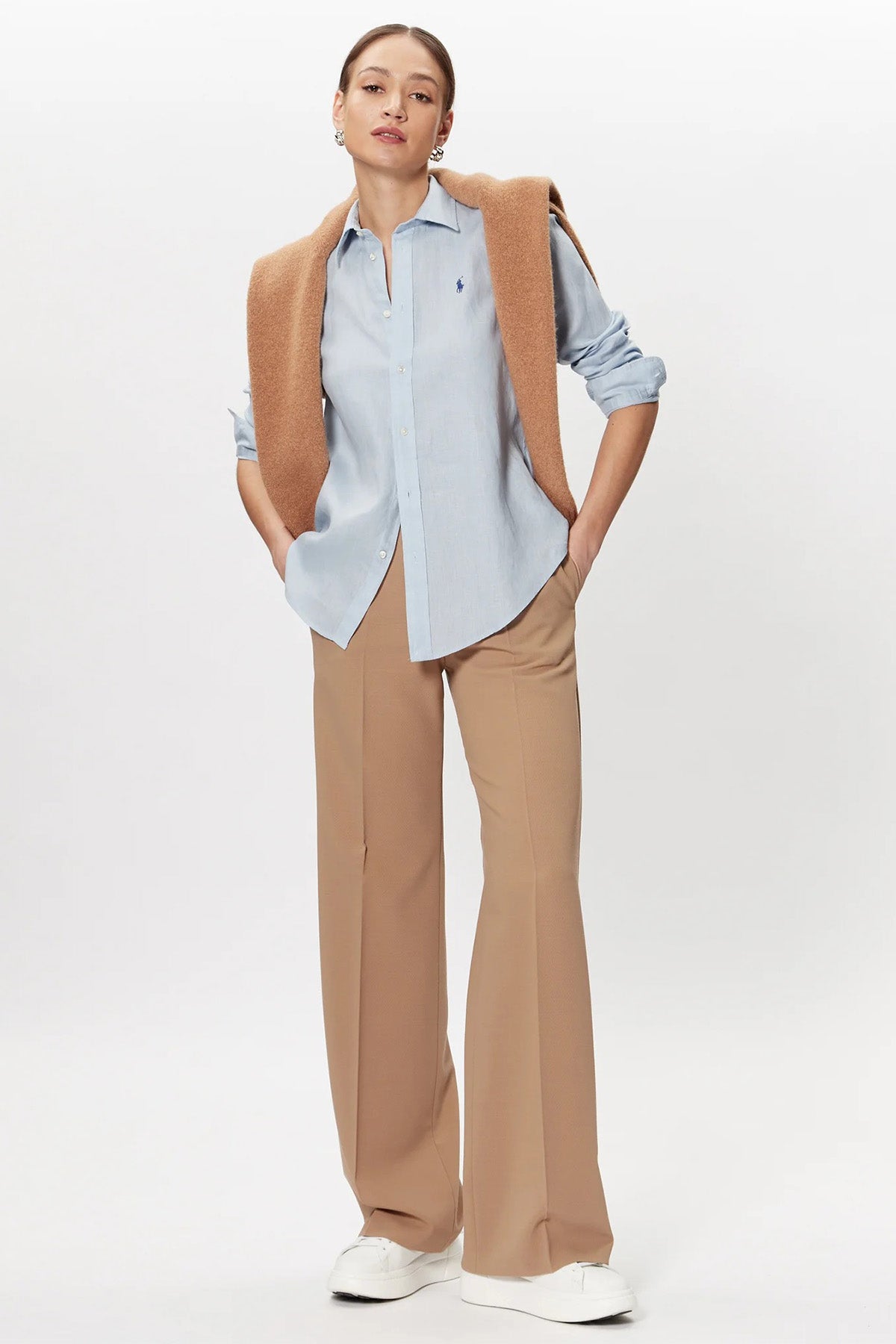 Polo Ralph Lauren Relaxed Fit Keten Gömlek-Libas Trendy Fashion Store