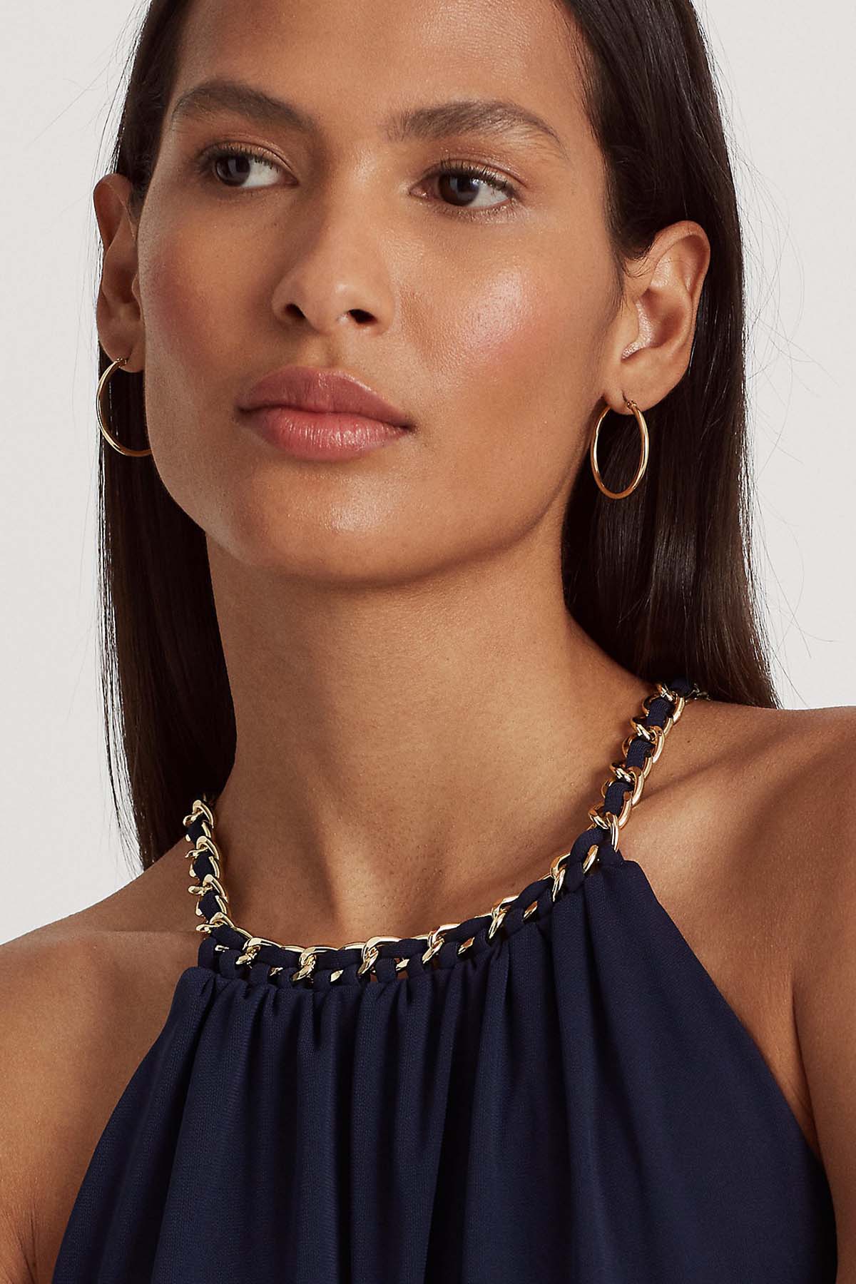 Polo Ralph Lauren Midi Abiye Elbise-Libas Trendy Fashion Store