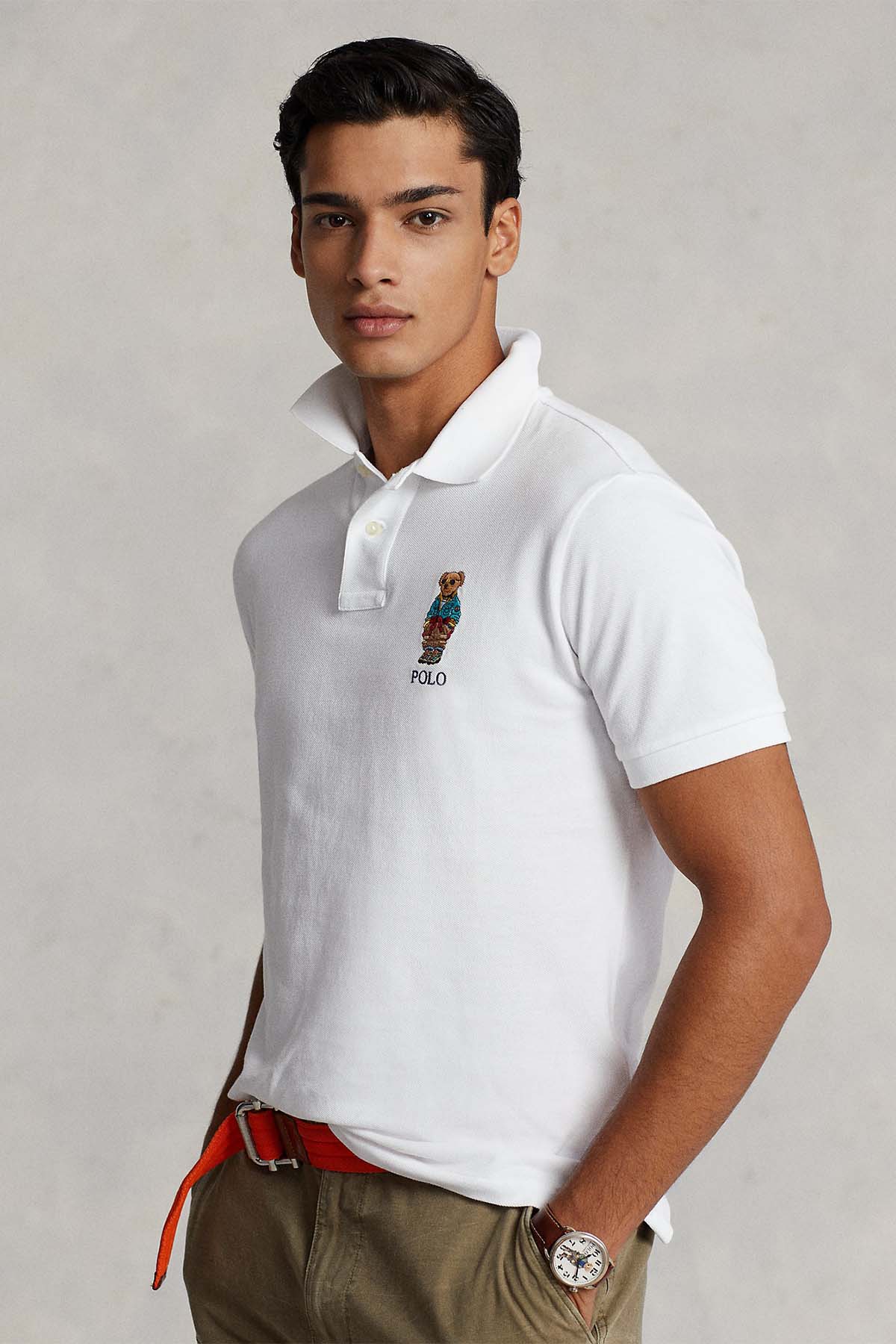 Polo Ralph Lauren Custom Slim Fit Polo Yaka Polo Bear T-shirt-Libas Trendy Fashion Store