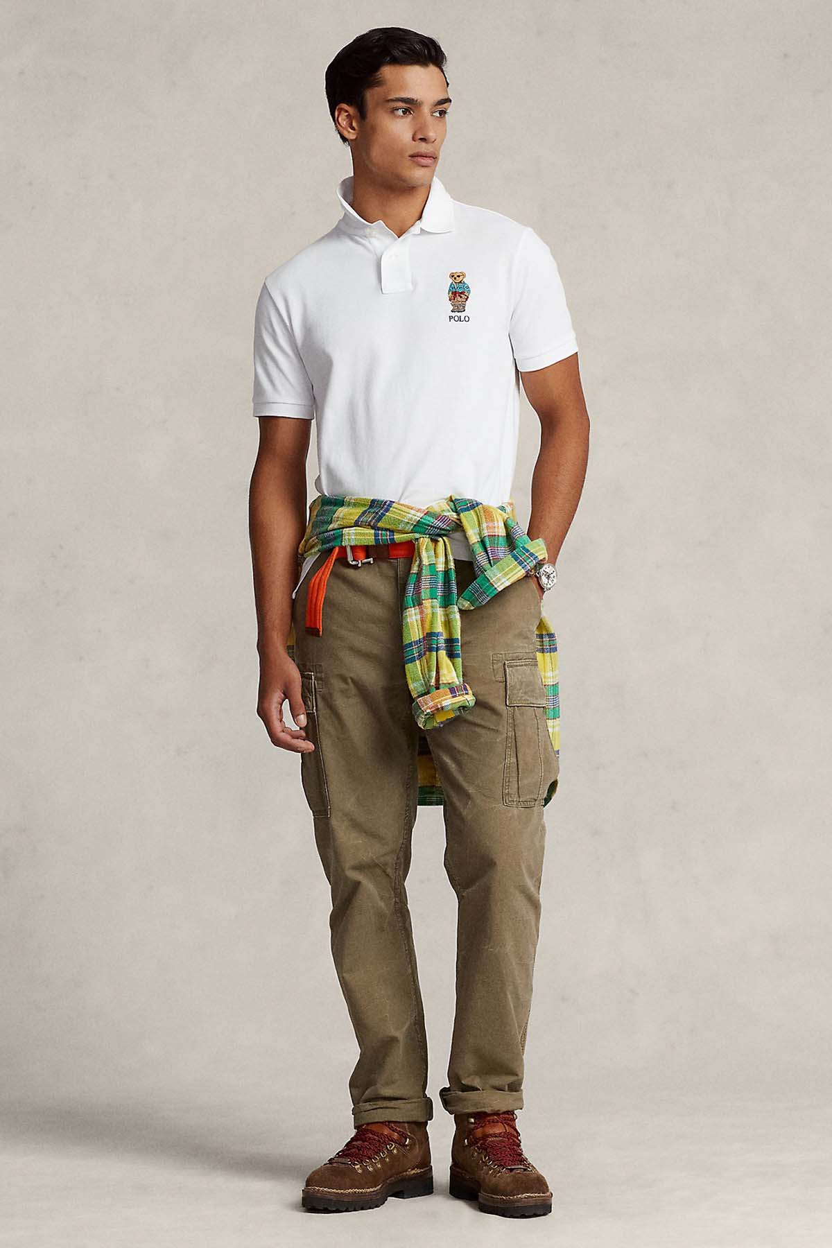 Polo Ralph Lauren Custom Slim Fit Polo Yaka Polo Bear T-shirt-Libas Trendy Fashion Store