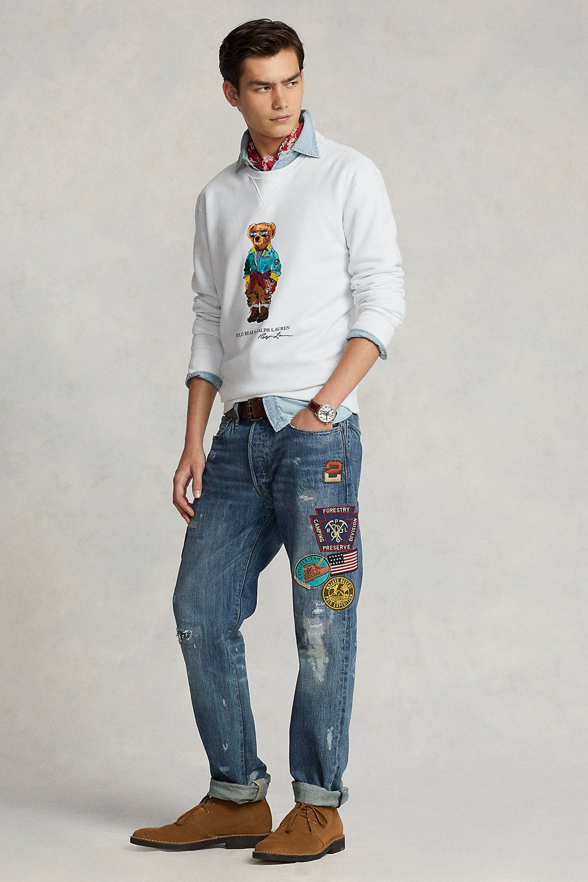 Polo Ralph Lauren Polo Bear Şardonlu Sweatshirt-Libas Trendy Fashion Store