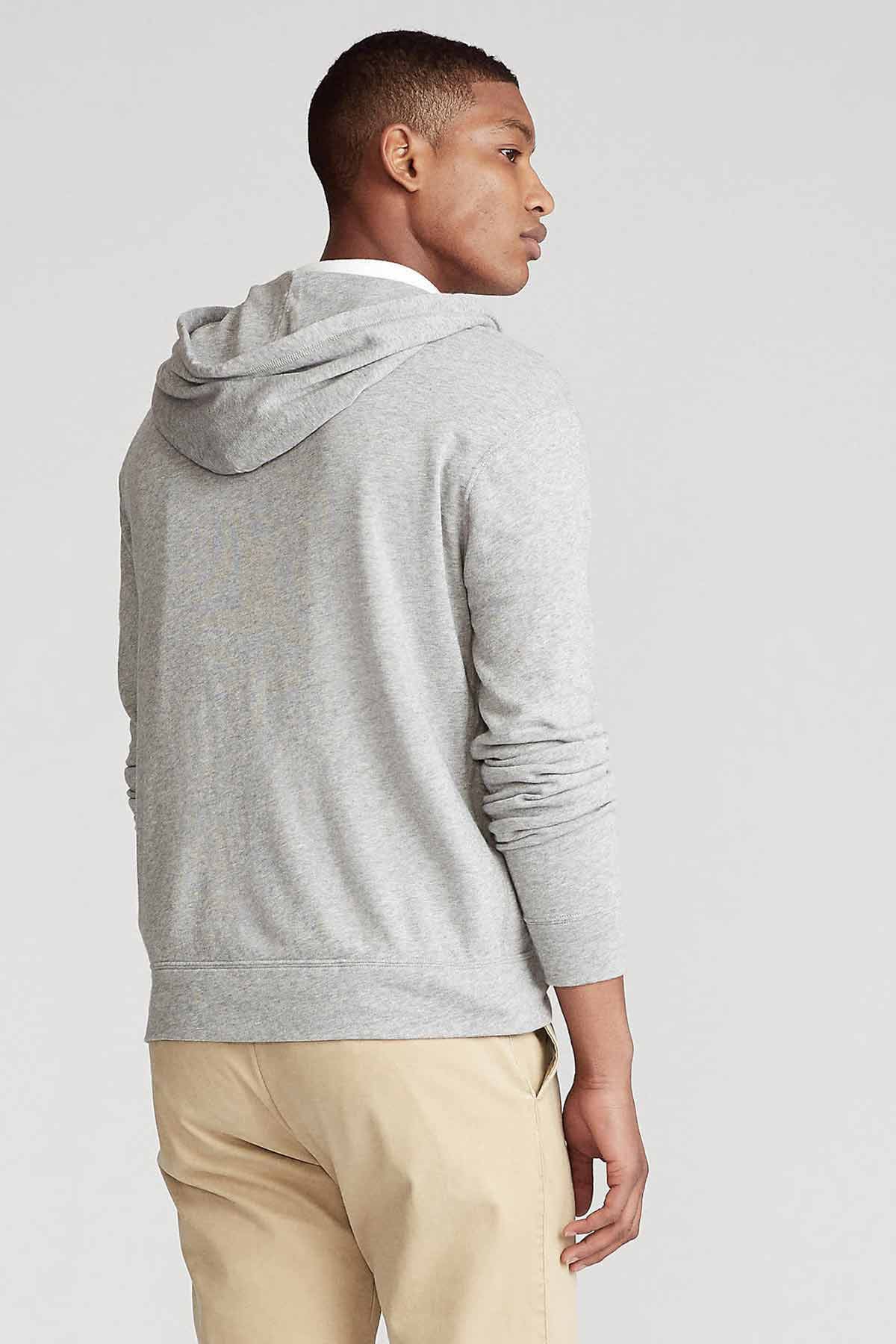 Polo Ralph Lauren Fermuarlı Kapüşonlu Sweatshirt Ceket-Libas Trendy Fashion Store