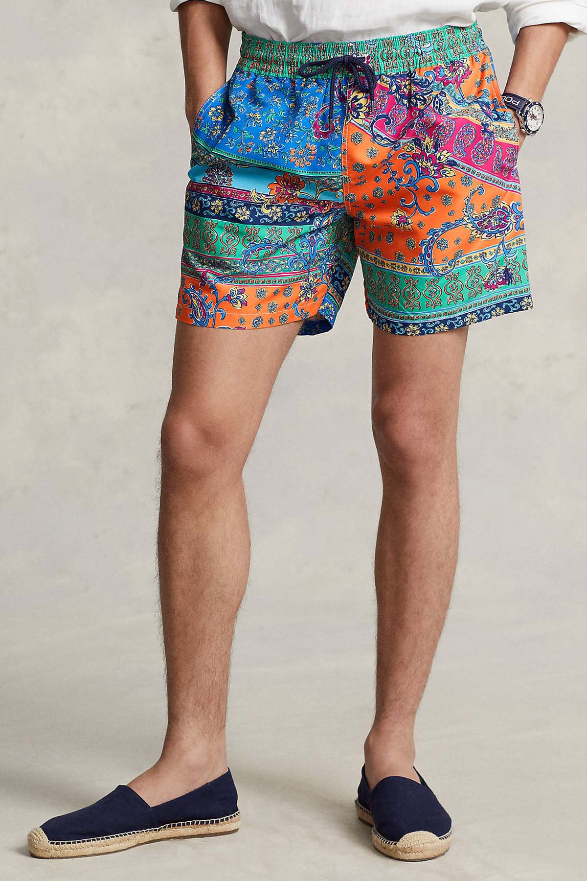 Polo Ralph Lauren Classic Fit Desenli Şort Mayo-Libas Trendy Fashion Store