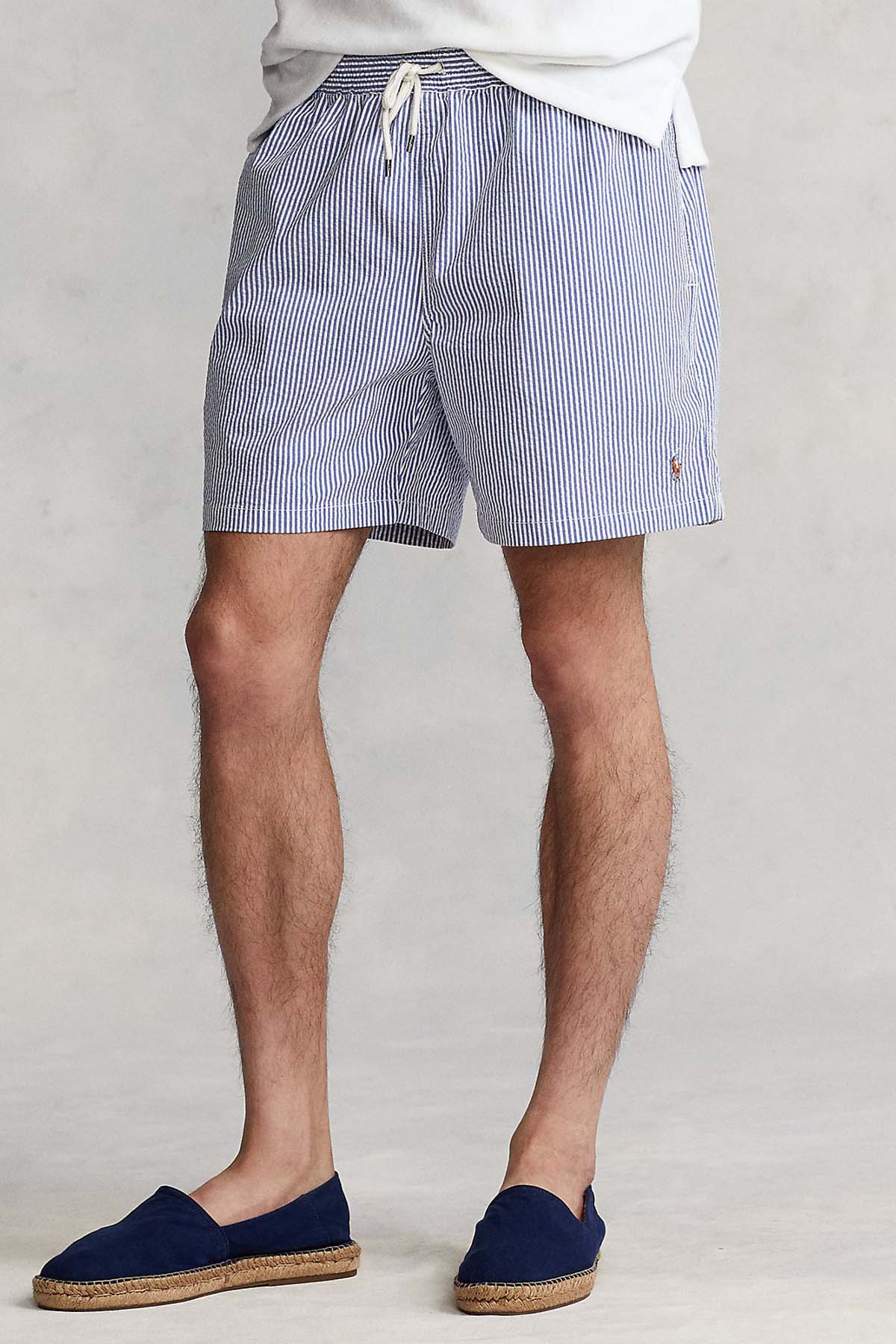 Polo Ralph Lauren Classic Fit Beli Lastikli Çizgili Şort Mayo-Libas Trendy Fashion Store